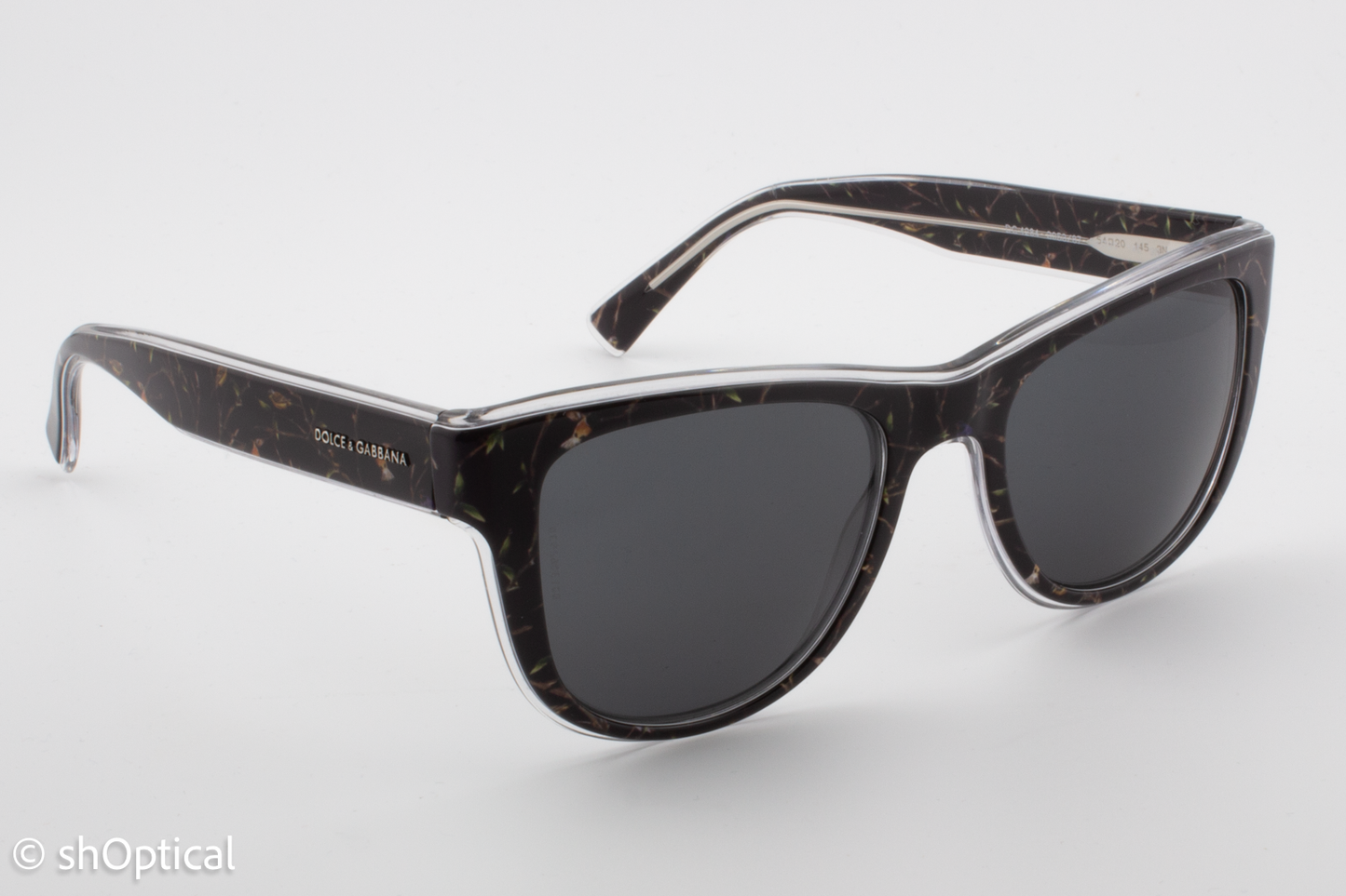 Dolce & Gabbana DG4284 3053/87 Womens Full Rim Sunglasses Black 54mm