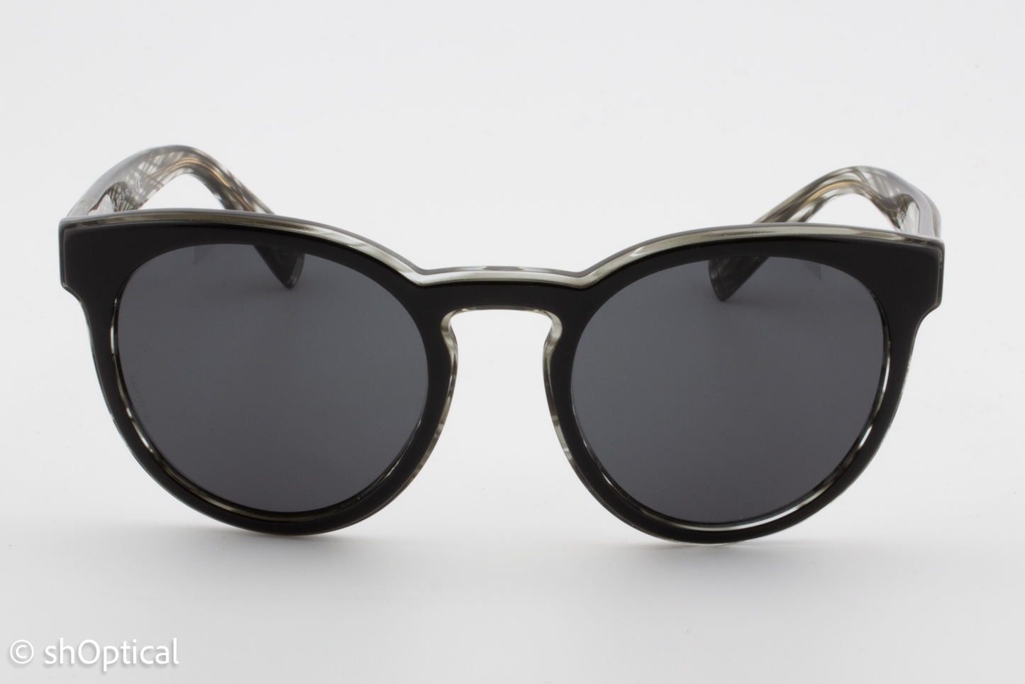 Dolce & Gabbana DG4285 3056/87 Womens Full Rim Sunglasses Striped Black 51mm