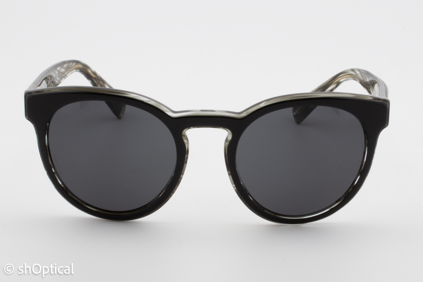 Dolce & Gabbana DG4285 3056/87 Womens Full Rim Sunglasses Striped Black 51mm