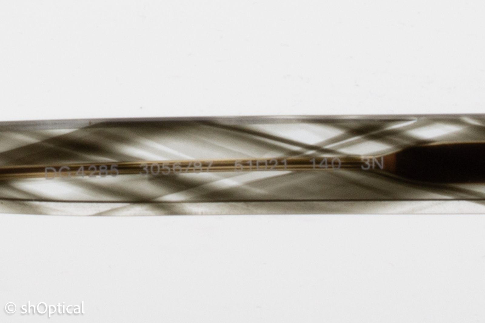 Dolce & Gabbana DG4285 3056/87 Womens Full Rim Sunglasses Striped Black 51mm