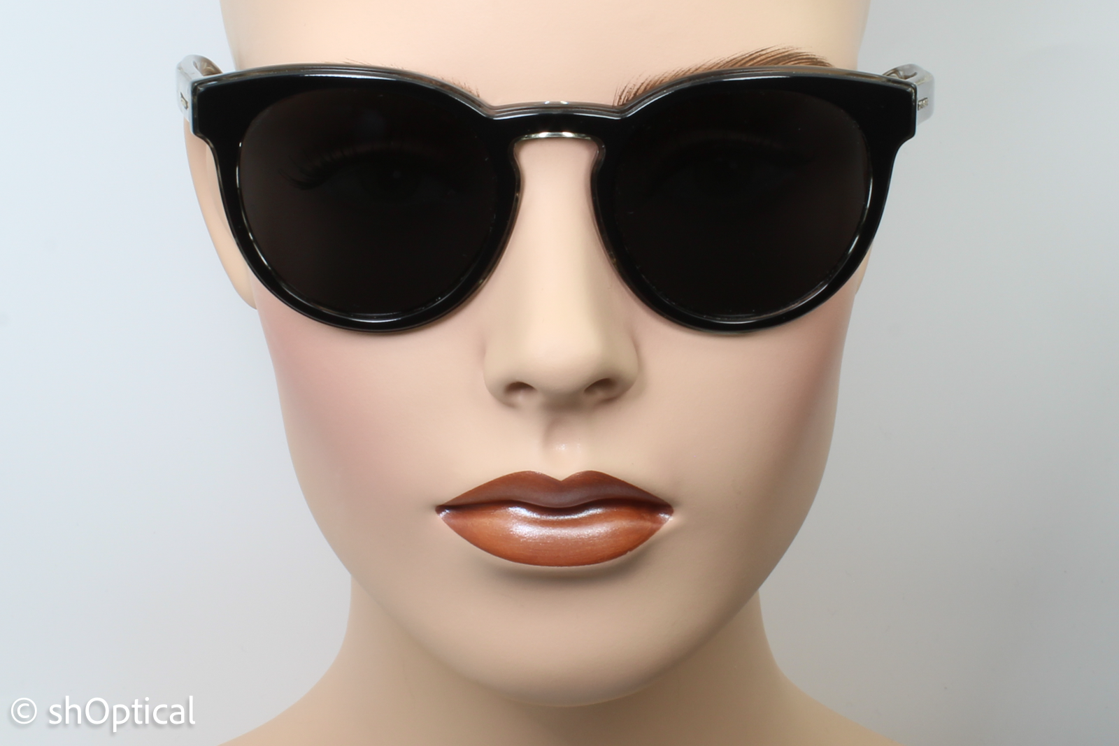 Dolce & Gabbana DG4285 3056/87 Womens Full Rim Sunglasses Striped Black 51mm