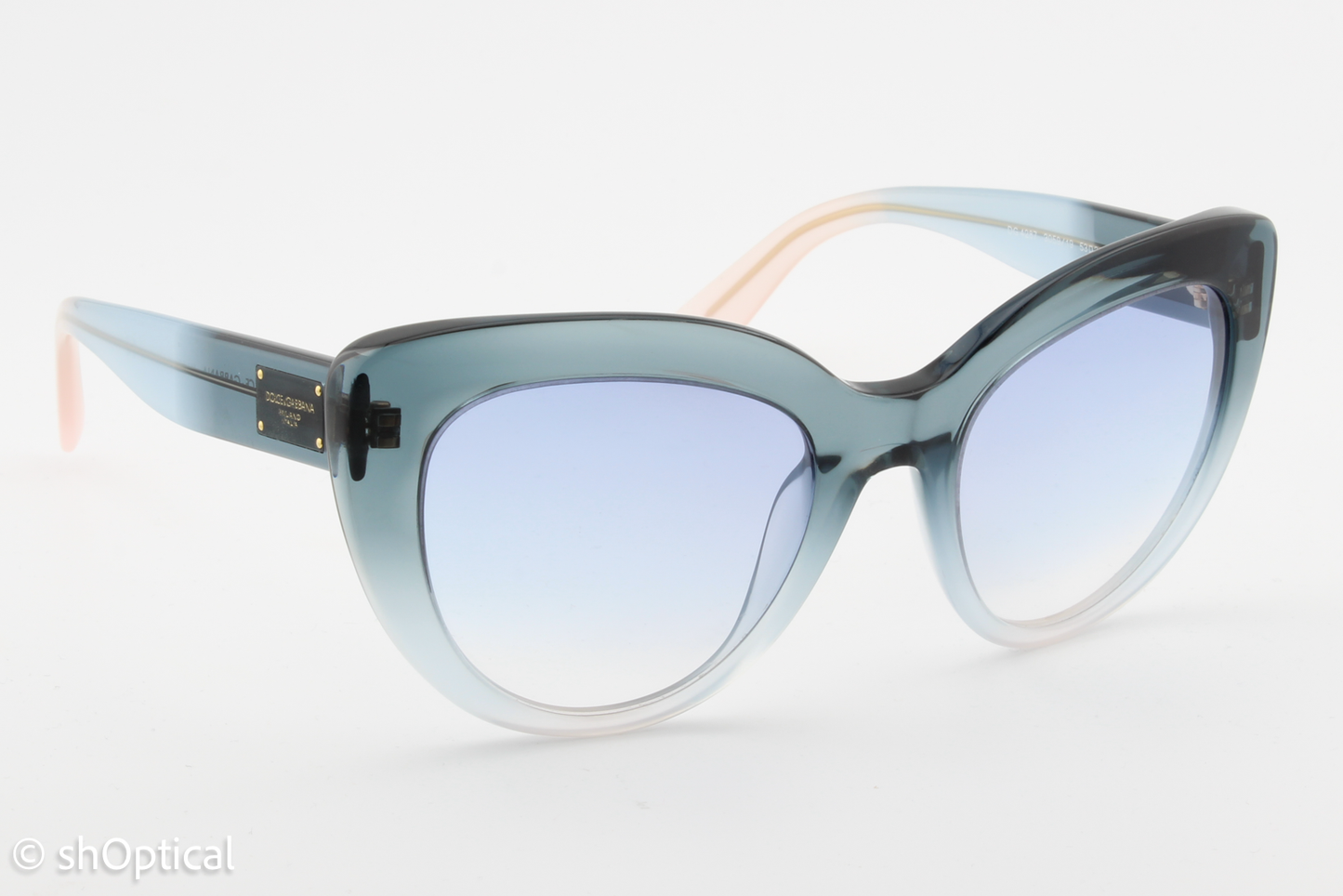 Dolce & Gabbana DG4287 3059/19 Womens Full Rim Sunglasses Blue Powder Azure 53mm