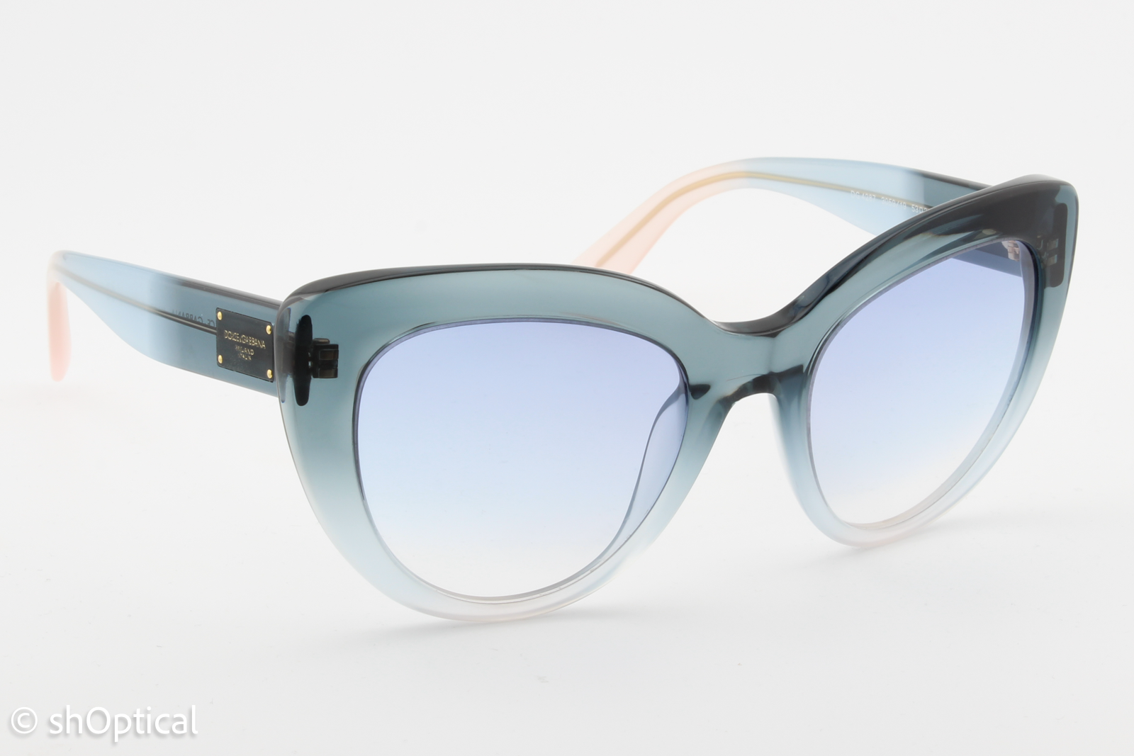 Dolce & Gabbana DG4287 3059/19 Womens Full Rim Sunglasses Blue Powder Azure 53mm