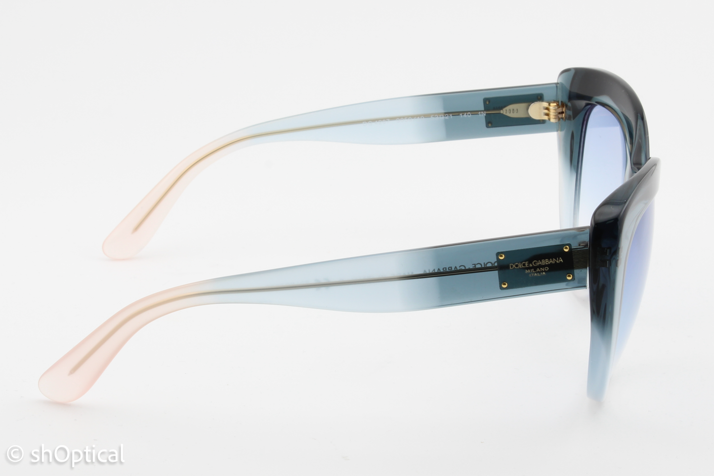 Dolce & Gabbana DG4287 3059/19 Womens Full Rim Sunglasses Blue Powder Azure 53mm