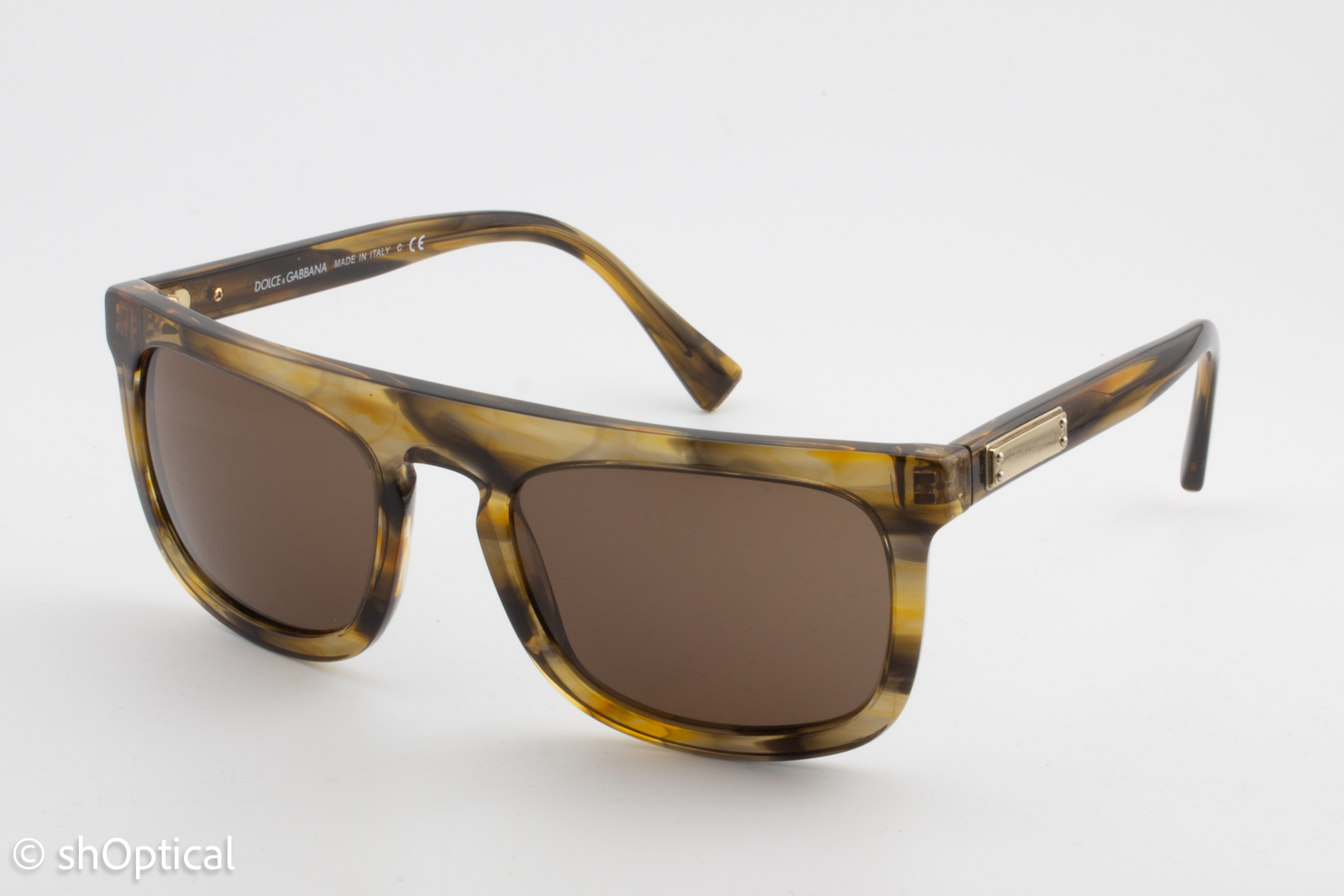 Dolce & Gabbana DG4288 3063/73 Unisex Full Rim Sunglasses Tortoiseshell Brown 53mm