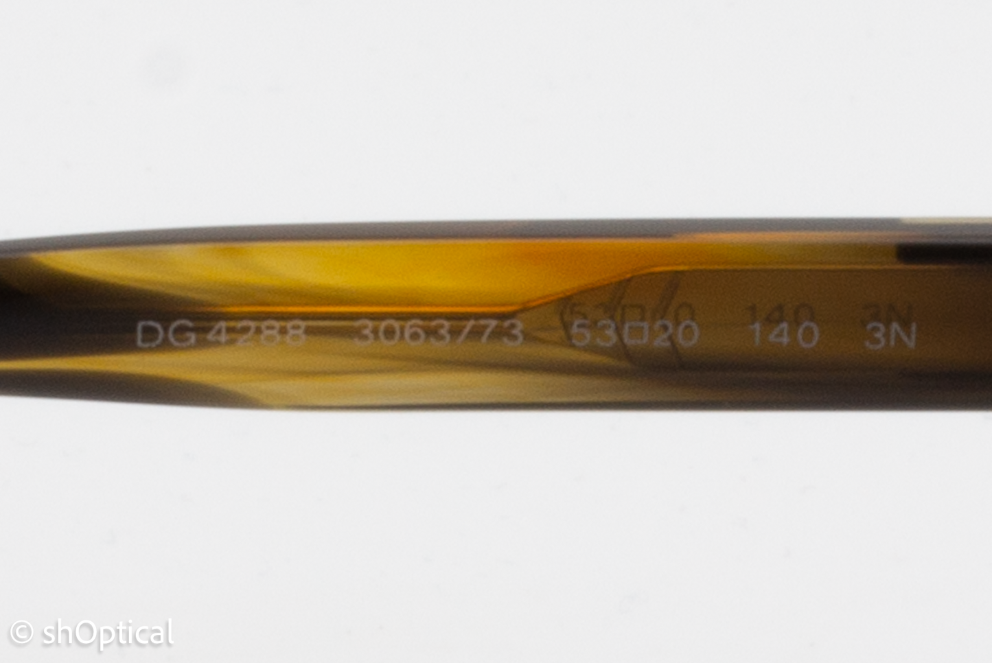 Dolce & Gabbana DG4288 3063/73 Unisex Full Rim Sunglasses Tortoiseshell Brown 53mm