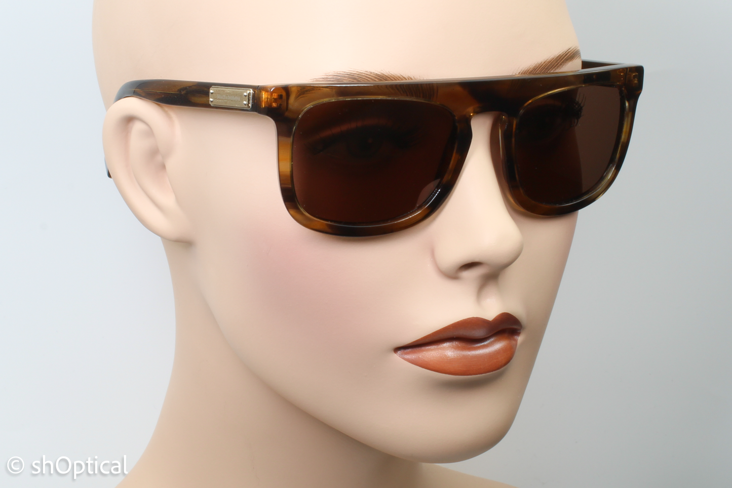 Dolce & Gabbana DG4288 3063/73 Unisex Full Rim Sunglasses Tortoiseshell Brown 53mm