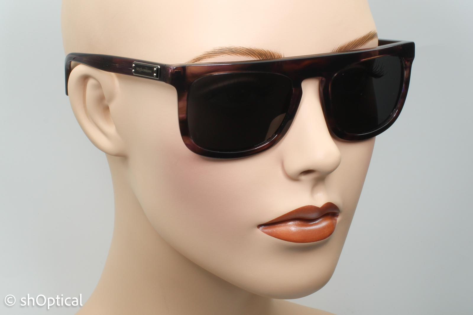 Dolce & Gabbana DG4288 3064/87 Womens Full Rim Sunglasses Brown 53mm