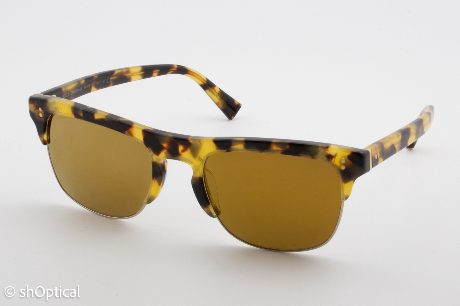 Dolce & Gabbana DG4305-F 512/W4 Unisex Full Rim Sunglasses Tortoiseshell 53mm