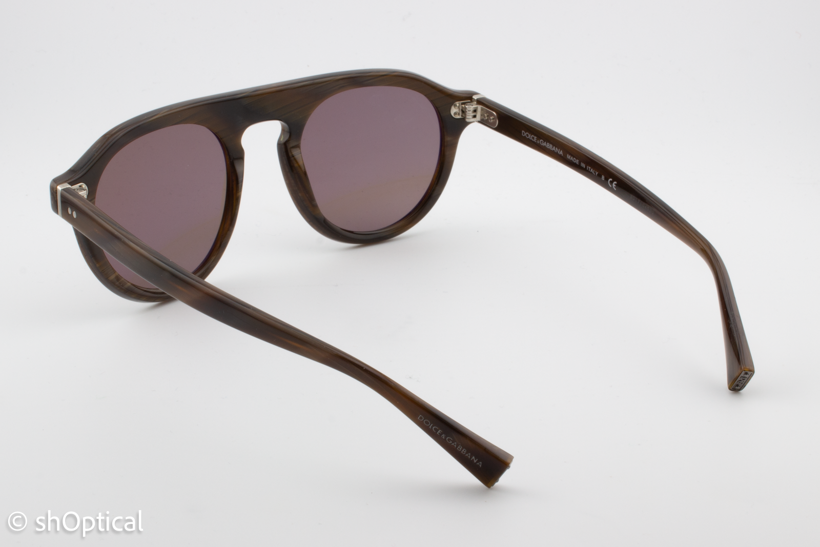 Dolce & Gabbana DG4306 3118/4R Unisex Full Rim Sunglasses Brown 50mm