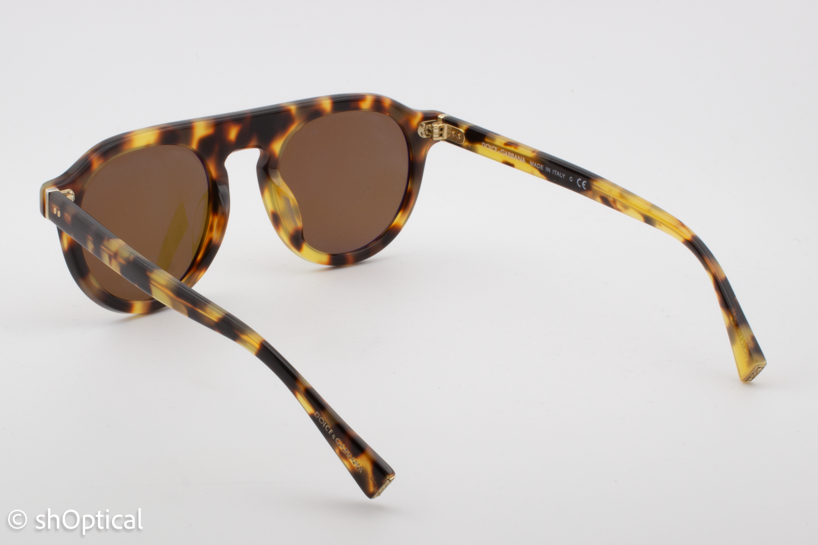 Dolce & Gabbana DG4306-F 512/W4 Unisex Full Rim Sunglasses Light Havana 50mm