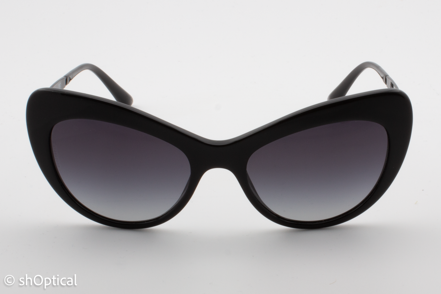 Dolce & Gabbana DG4307-B 2525/8G Womens Full Rim Sunglasses Black 52mm