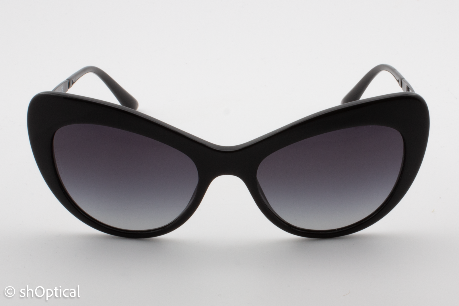 Dolce & Gabbana DG4307-B 2525/8G Womens Full Rim Sunglasses Black 52mm