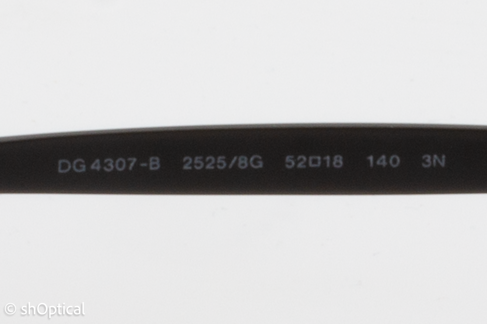 Dolce & Gabbana DG4307-B 2525/8G Womens Full Rim Sunglasses Black 52mm