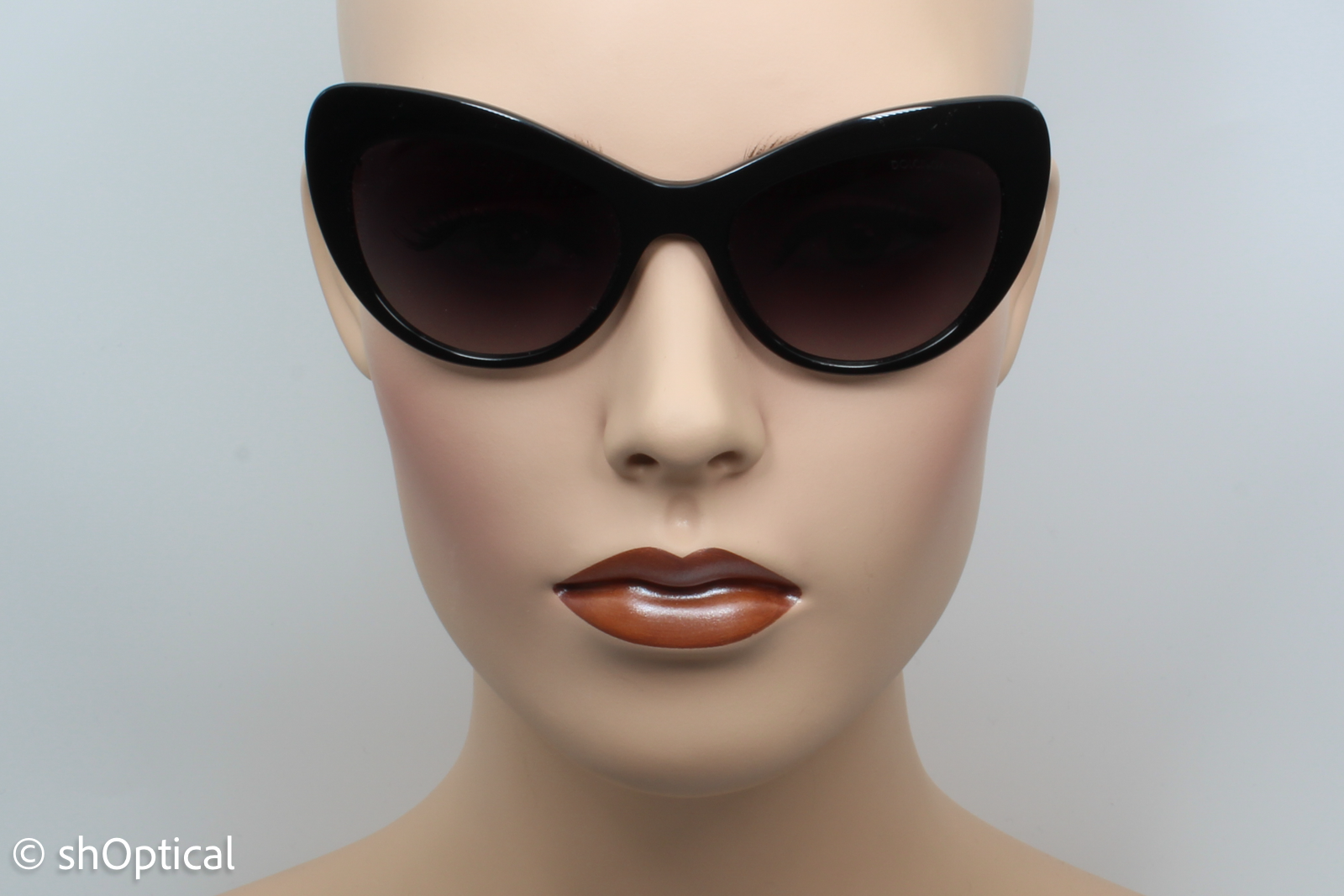 Dolce & Gabbana DG4307-B 2525/8G Womens Full Rim Sunglasses Black 52mm