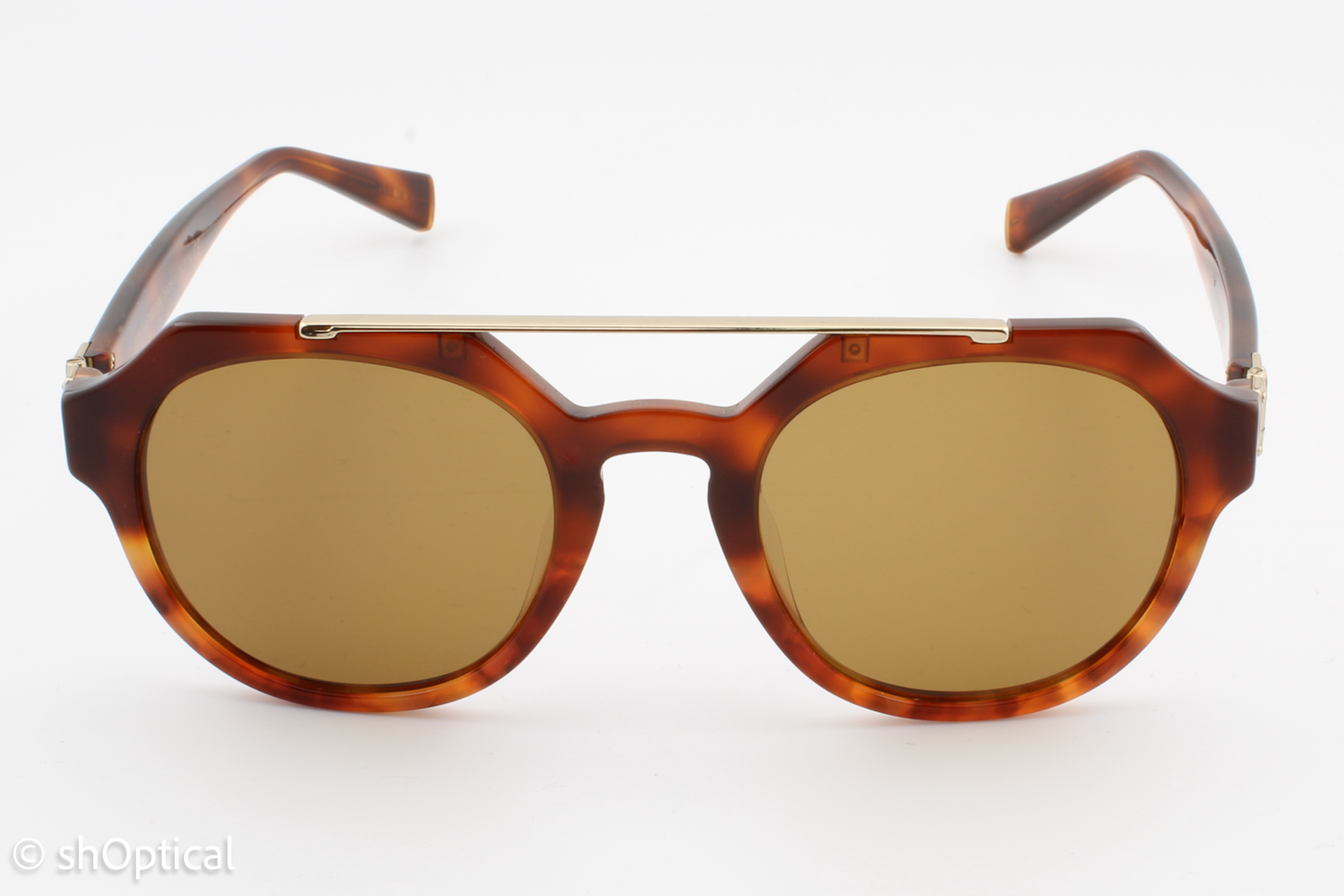 Dolce & Gabbana DG4313-F 3144/53 Unisex Full Rim Sunglasses Brown Havana 50mm