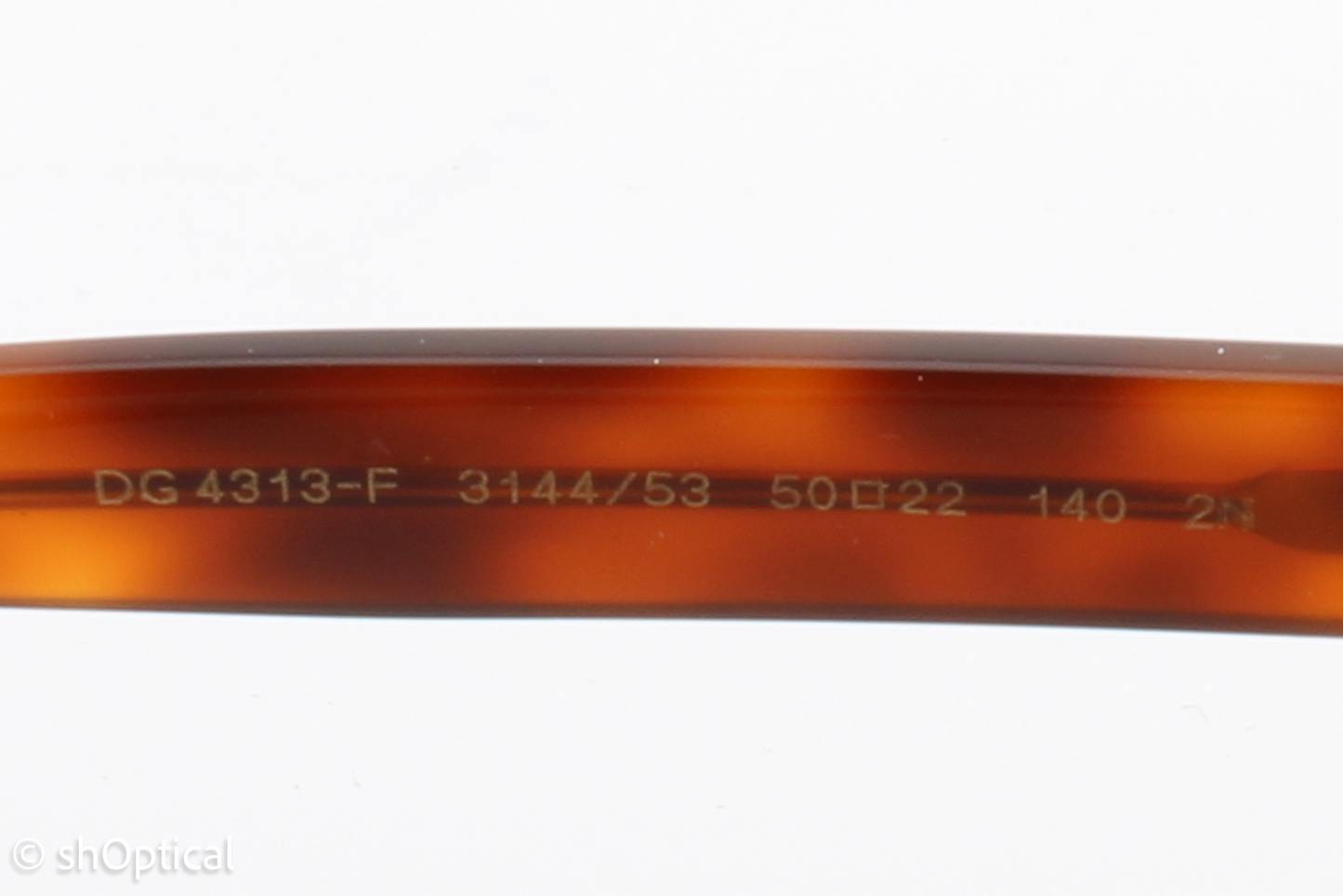 Dolce & Gabbana DG4313-F 3144/53 Unisex Full Rim Sunglasses Brown Havana 50mm