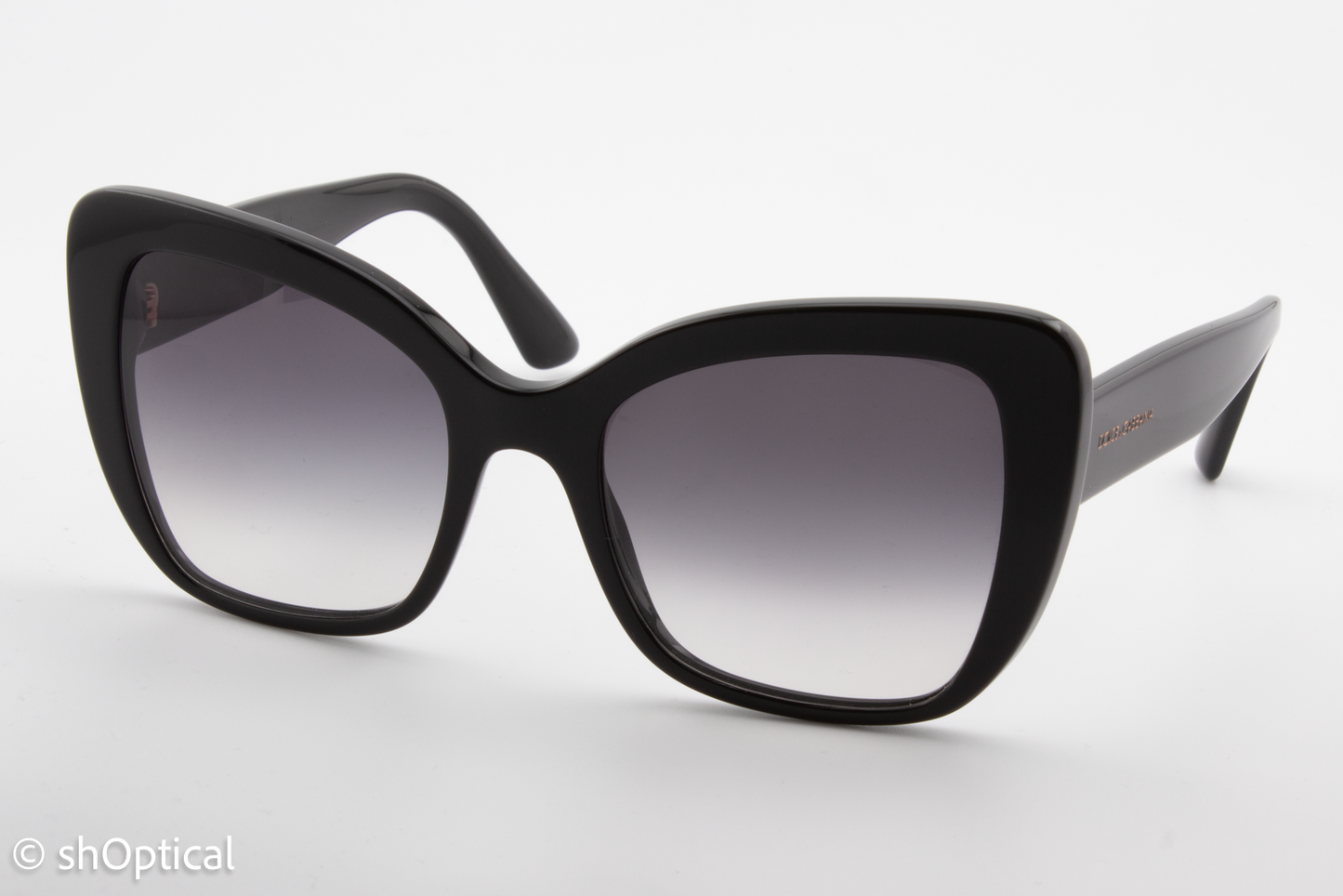 Dolce & Gabbana DG4348 501/8G Womens Full Rim Sunglasses Black 54mm