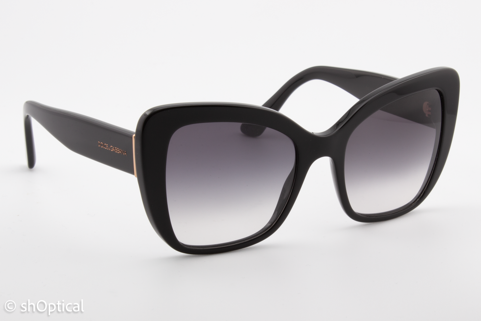 Dolce & Gabbana DG4348 501/8G Womens Full Rim Sunglasses Black 54mm