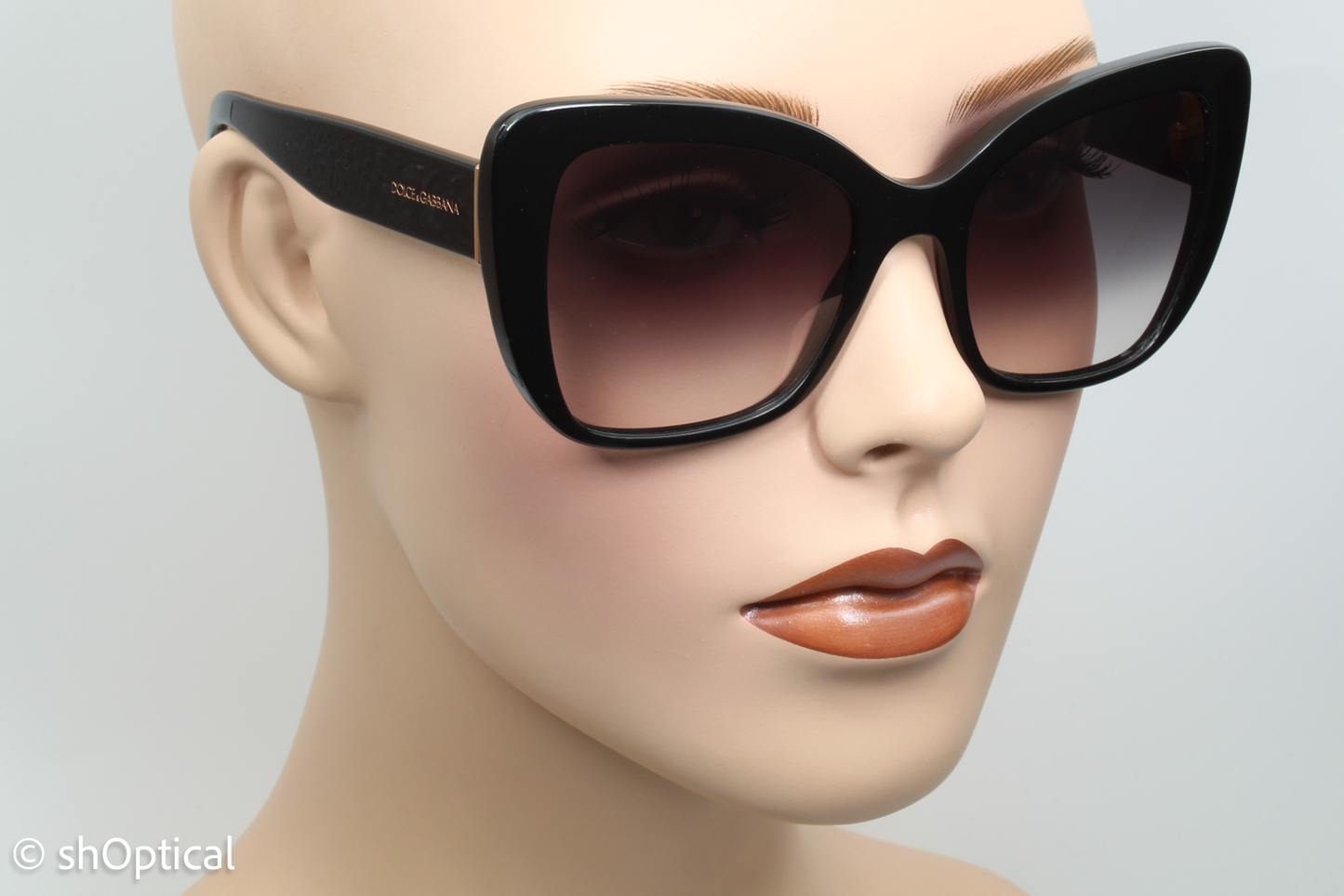 Dolce & Gabbana DG4348 501/8G Womens Full Rim Sunglasses Black 54mm