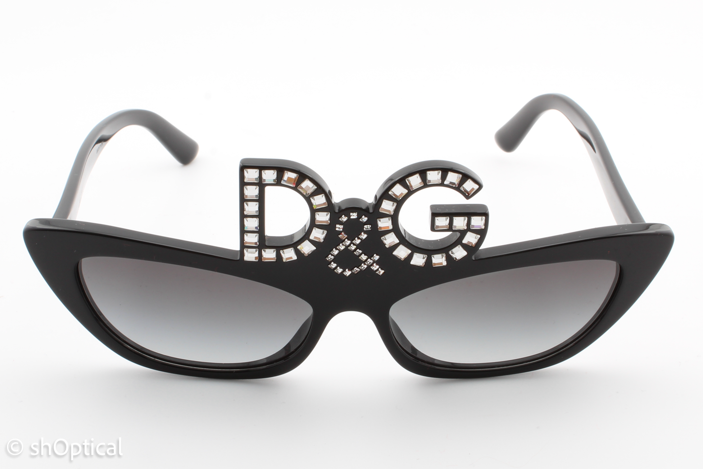 Dolce & Gabbana DG4352B 501/8G Womens Full Rim Sunglasses Black 55mm