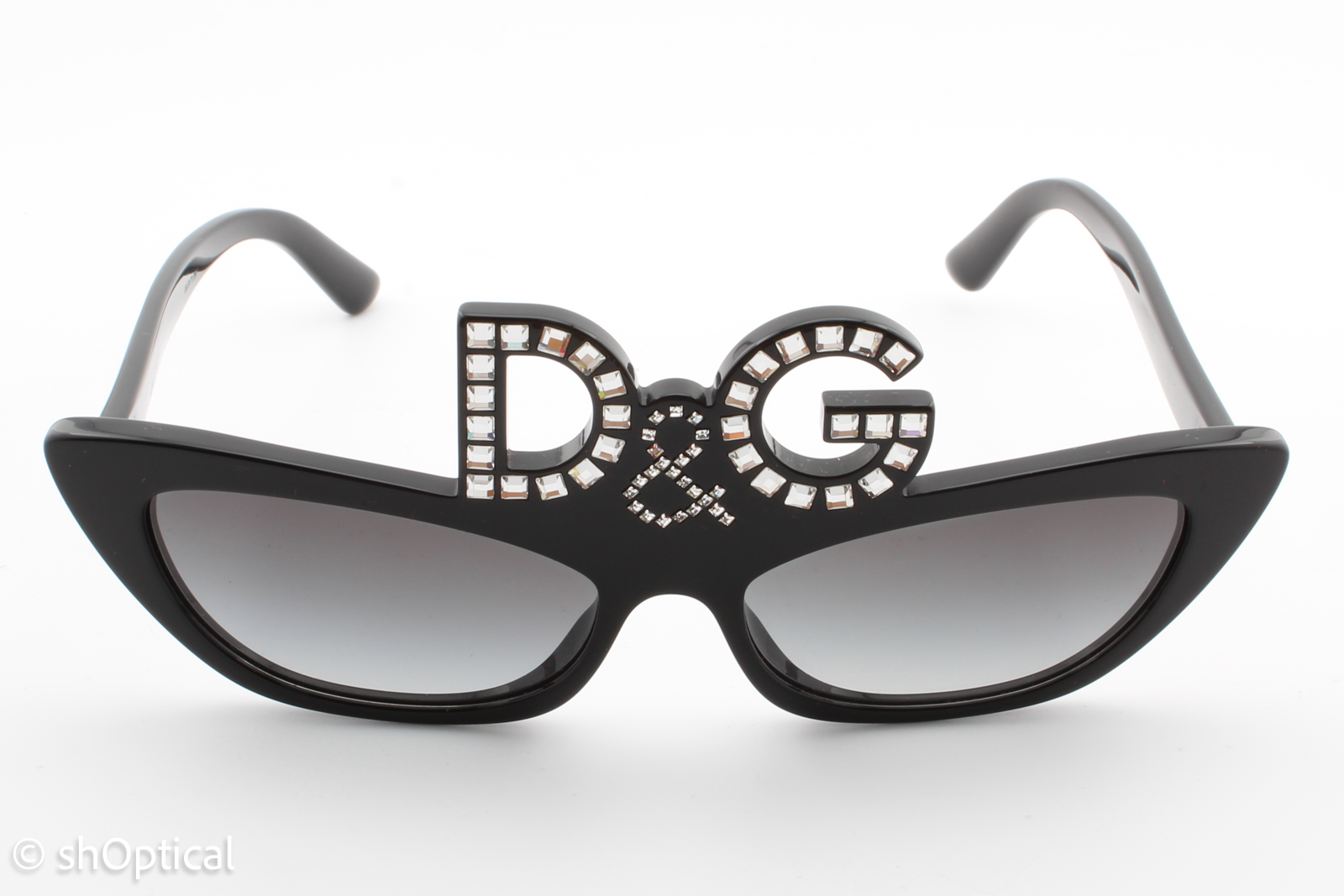 Dolce & Gabbana DG4352B 501/8G Womens Full Rim Sunglasses Black 55mm