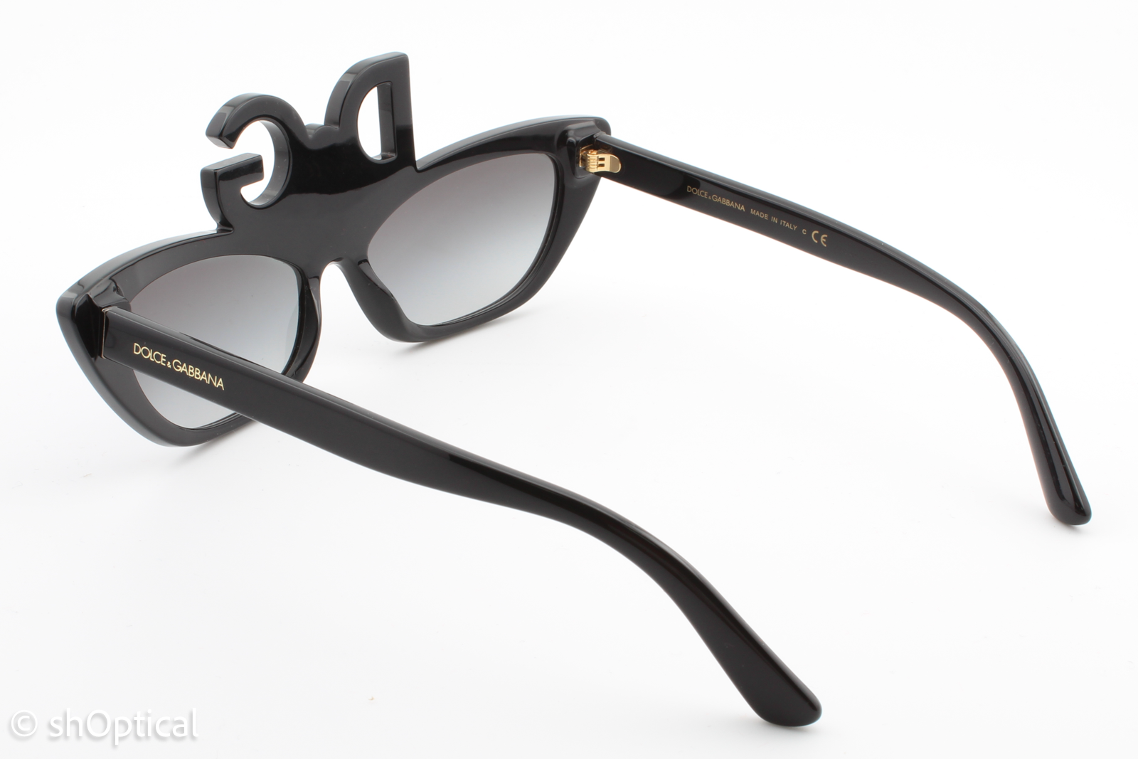 Dolce & Gabbana DG4352B 501/8G Womens Full Rim Sunglasses Black 55mm