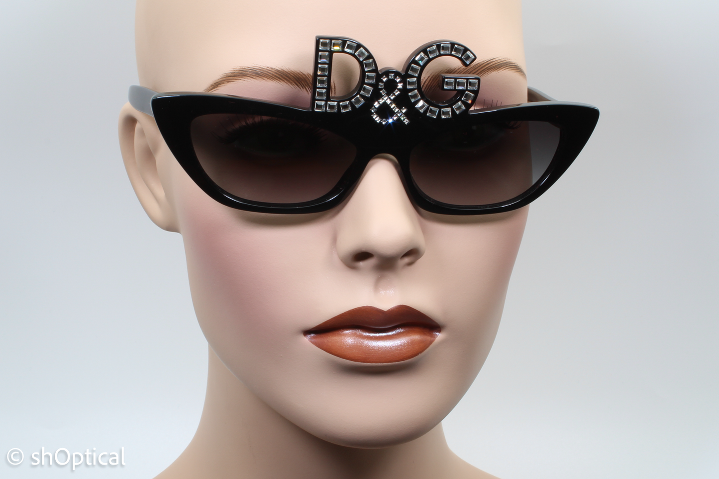 Dolce & Gabbana DG4352B 501/8G Womens Full Rim Sunglasses Black 55mm