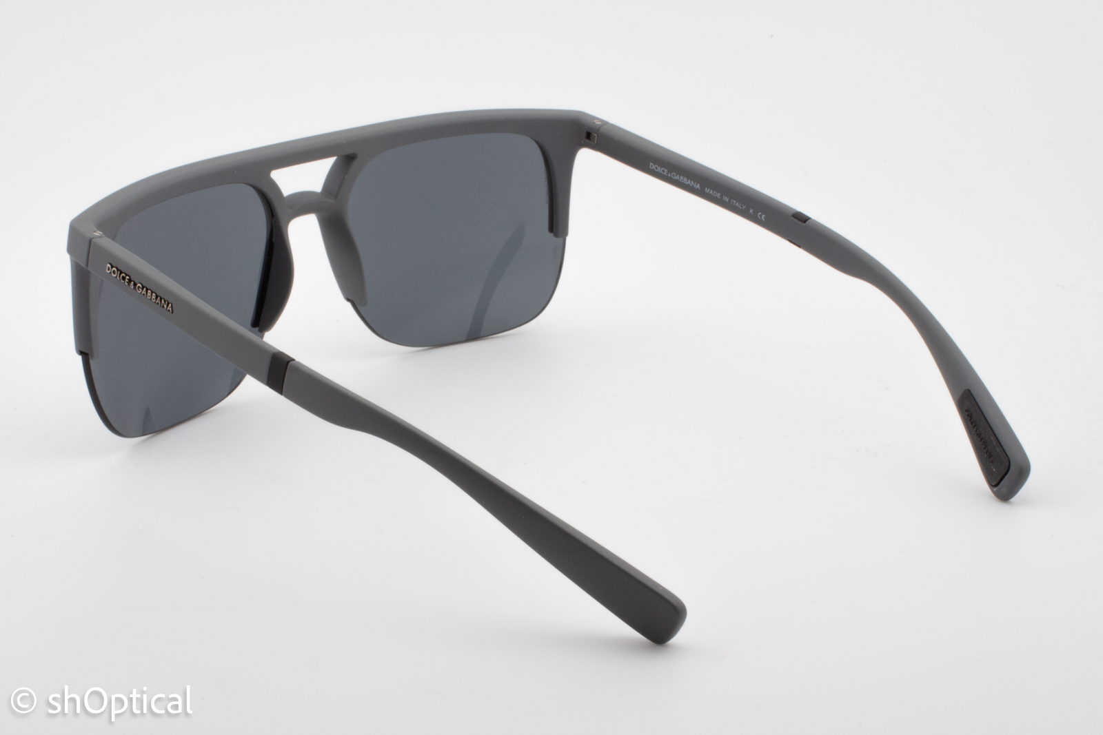 Dolce & Gabbana DG6098 2651/6G Mens Full Rim Sunglasses Grey 59mm