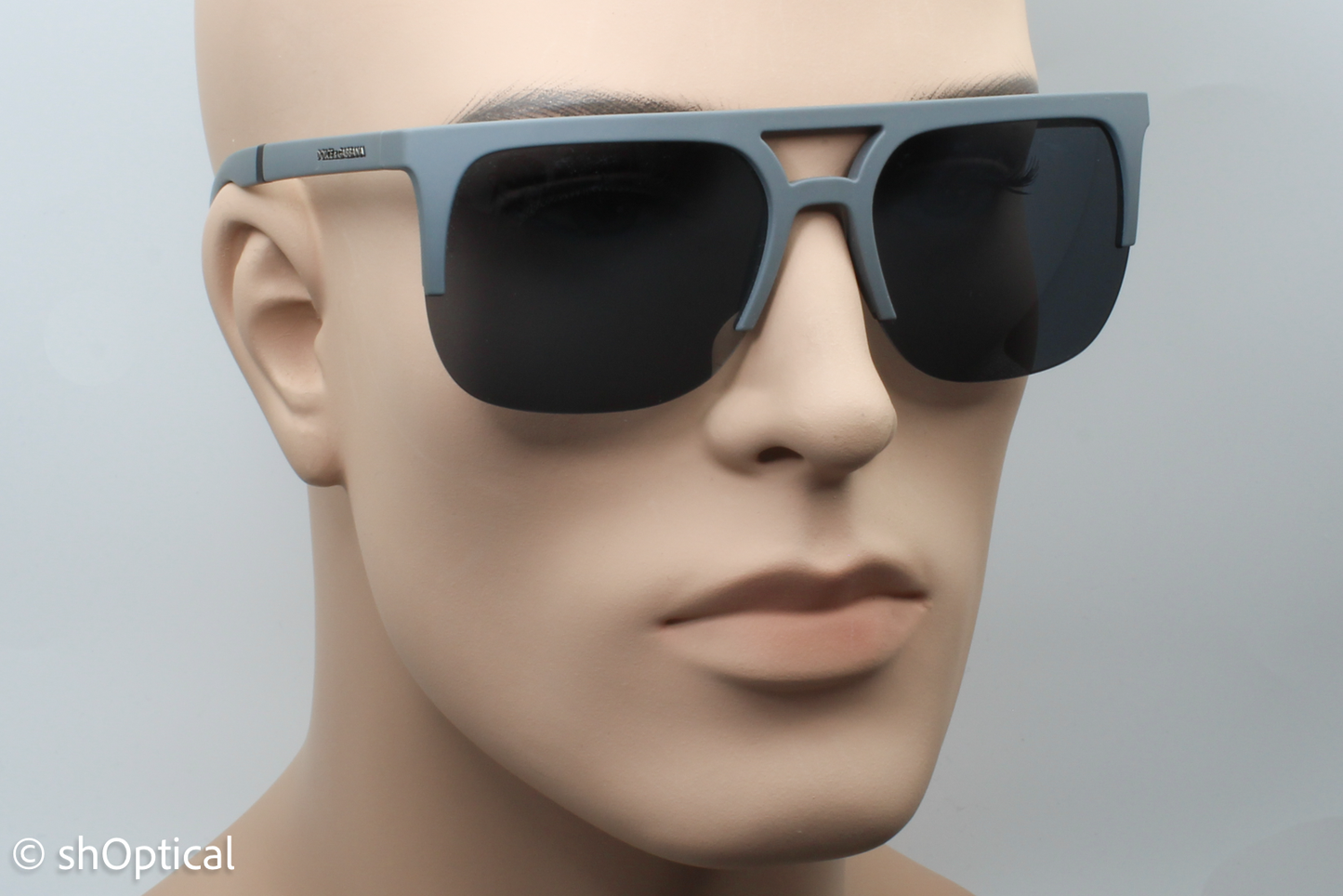 Dolce & Gabbana DG6098 2651/6G Mens Full Rim Sunglasses Grey 59mm