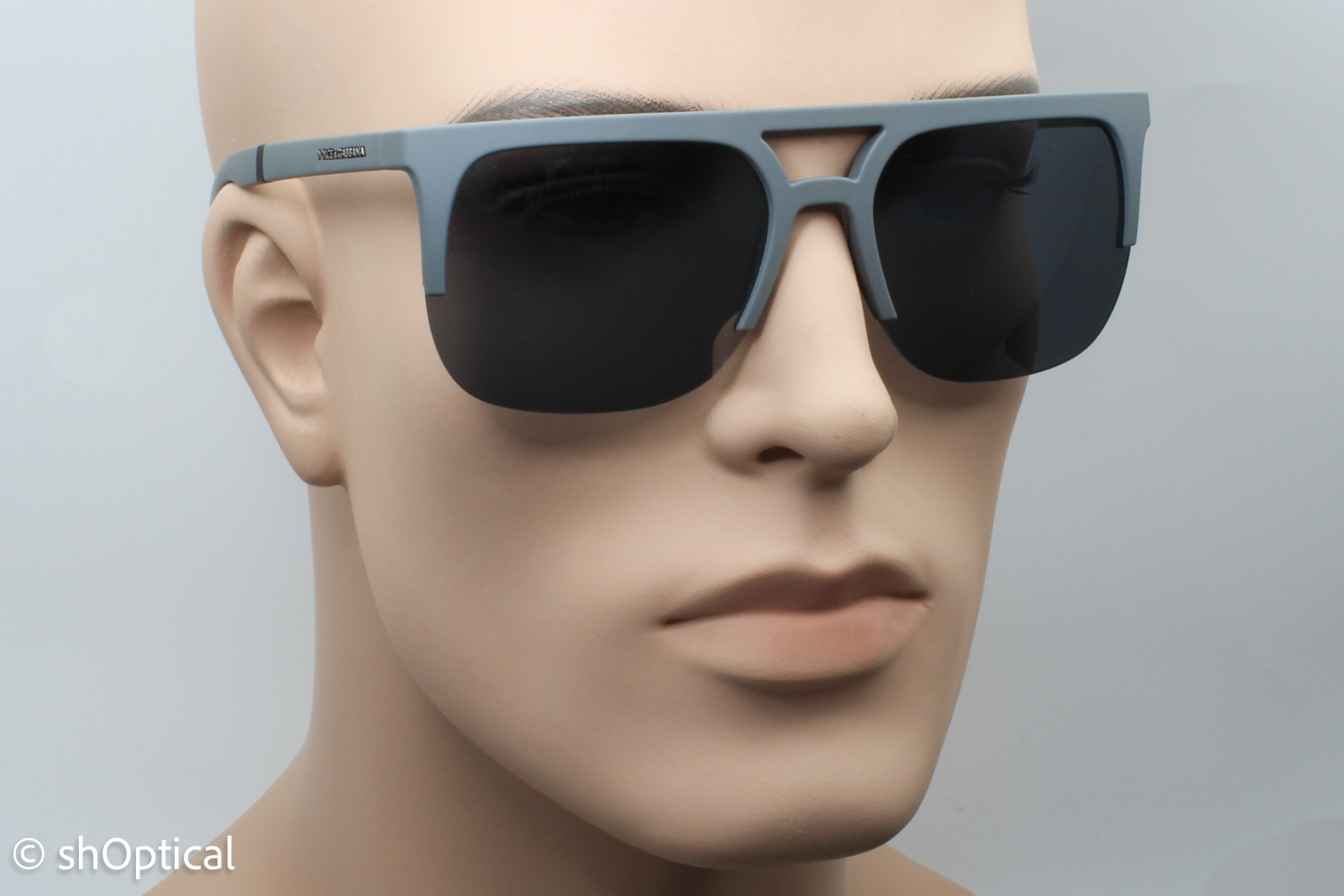 Dolce & Gabbana DG6098 2651/6G Mens Full Rim Sunglasses Grey 59mm