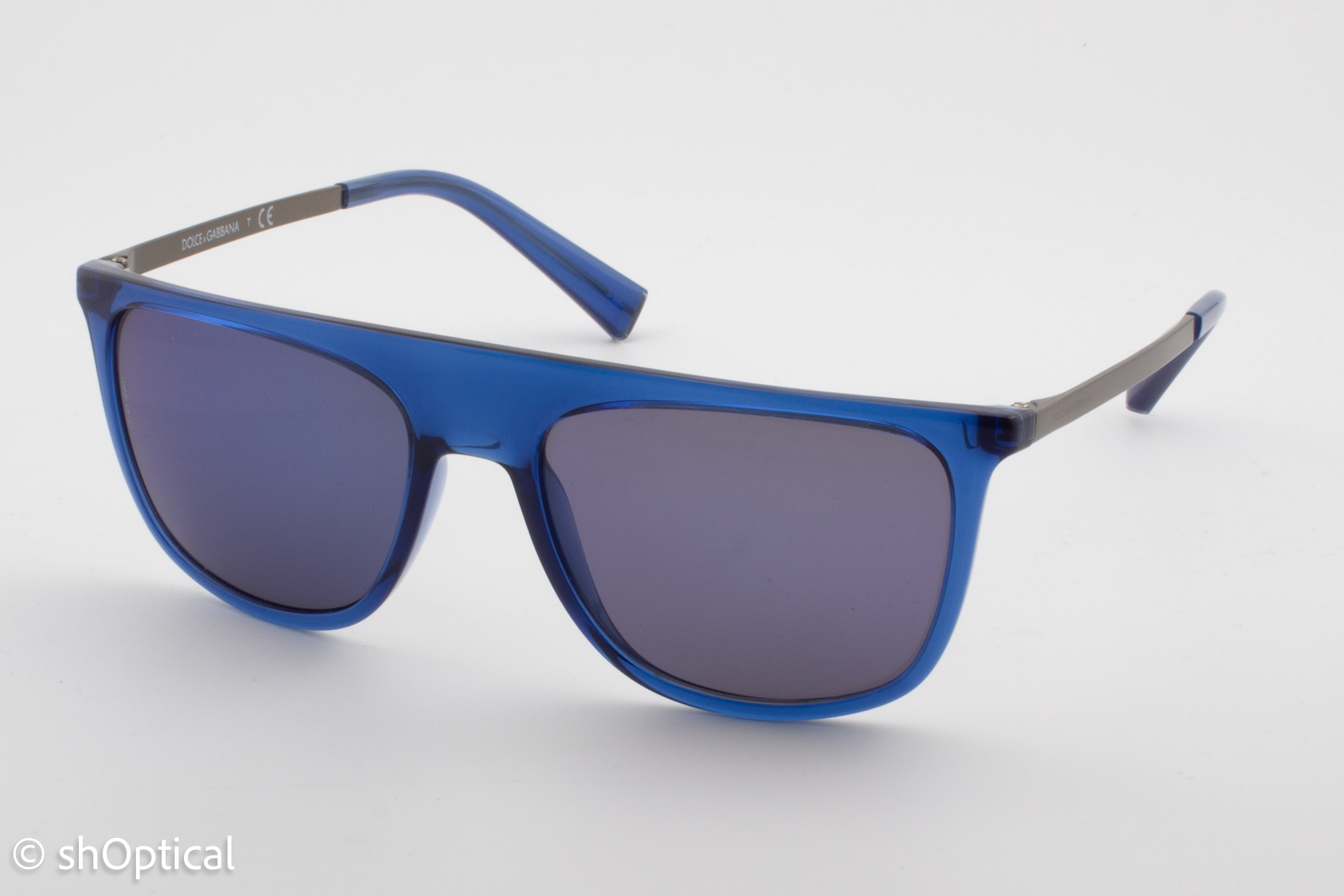 Dolce & Gabbana DG6107 3067/Y7 Mens Full Rim Sunglasses Blue 55mm