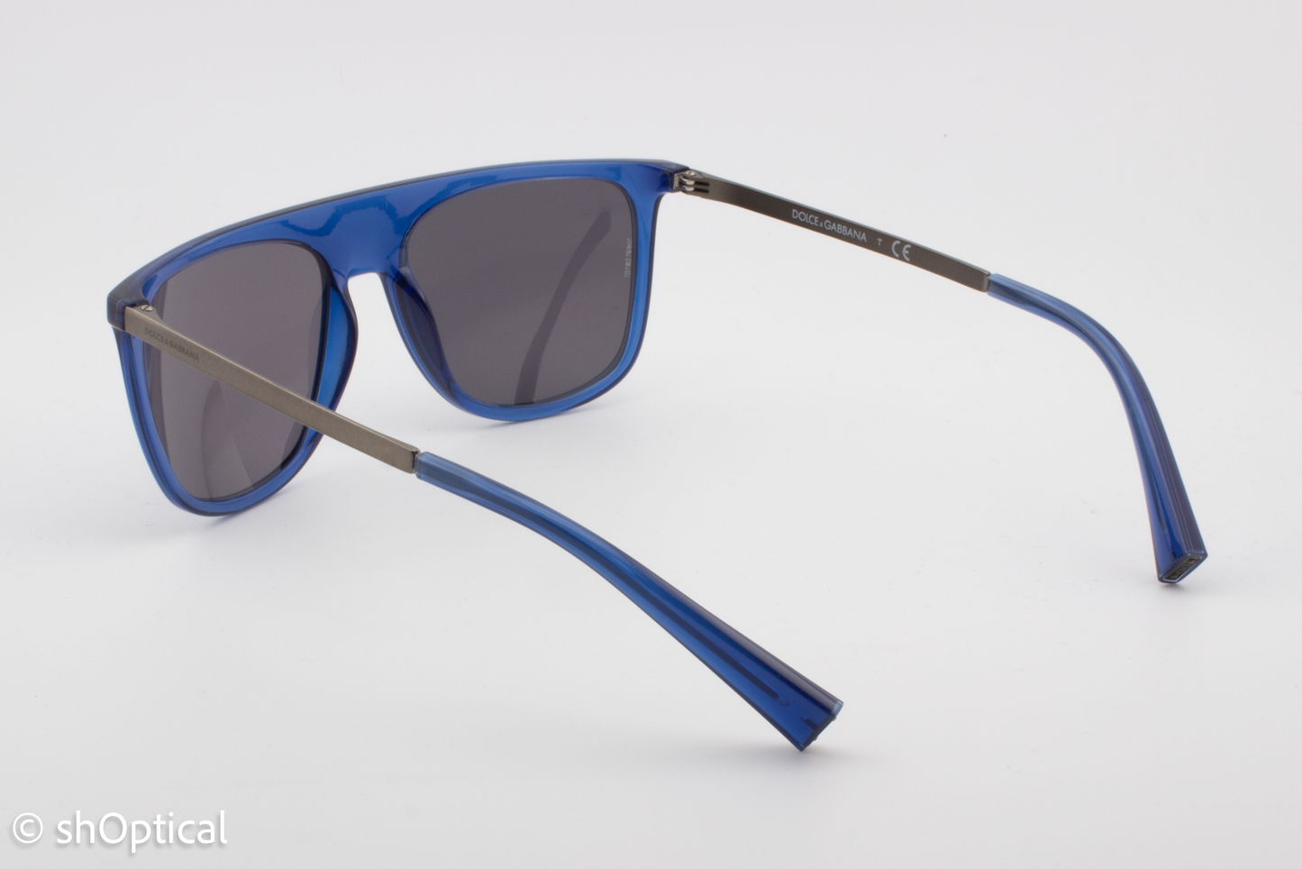 Dolce & Gabbana DG6107 3067/Y7 Mens Full Rim Sunglasses Blue 55mm