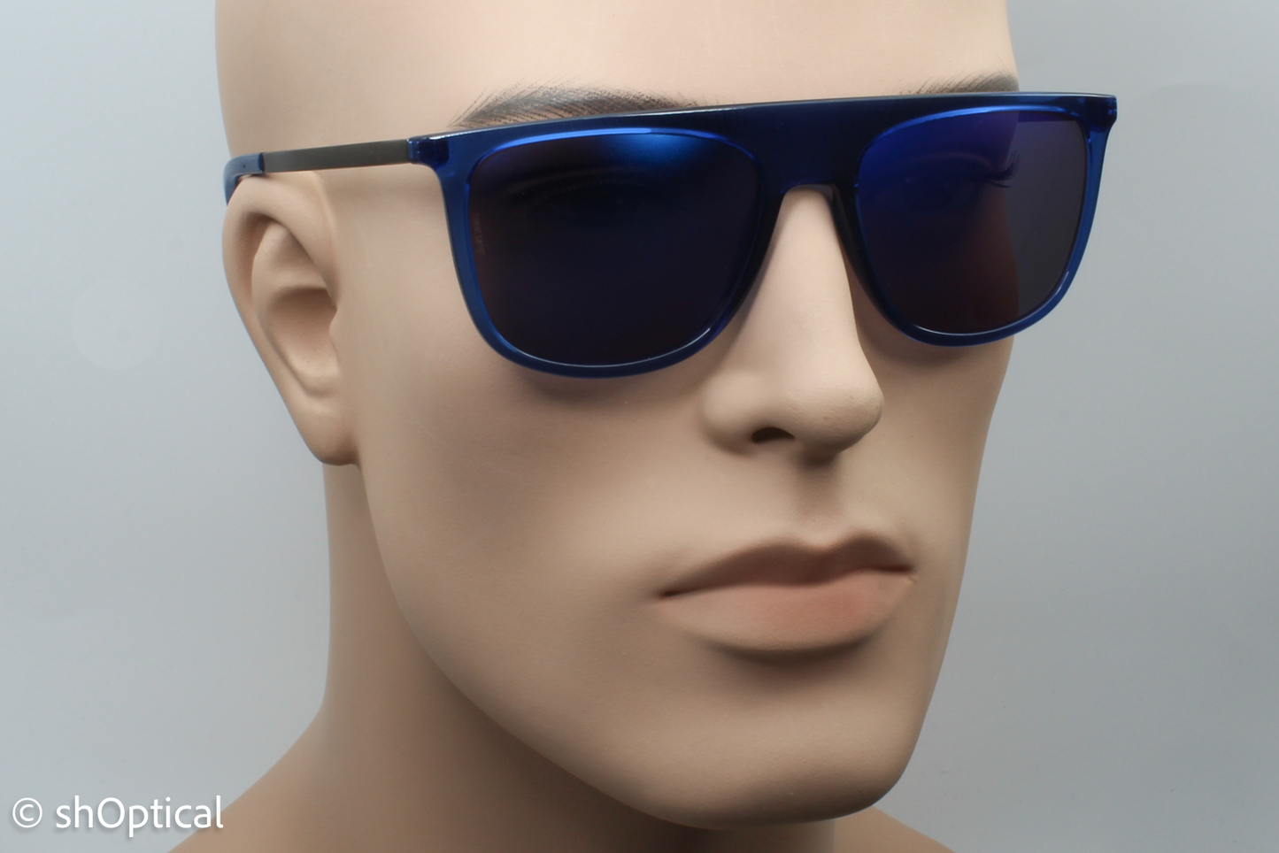 Dolce & Gabbana DG6107 3067/Y7 Mens Full Rim Sunglasses Blue 55mm