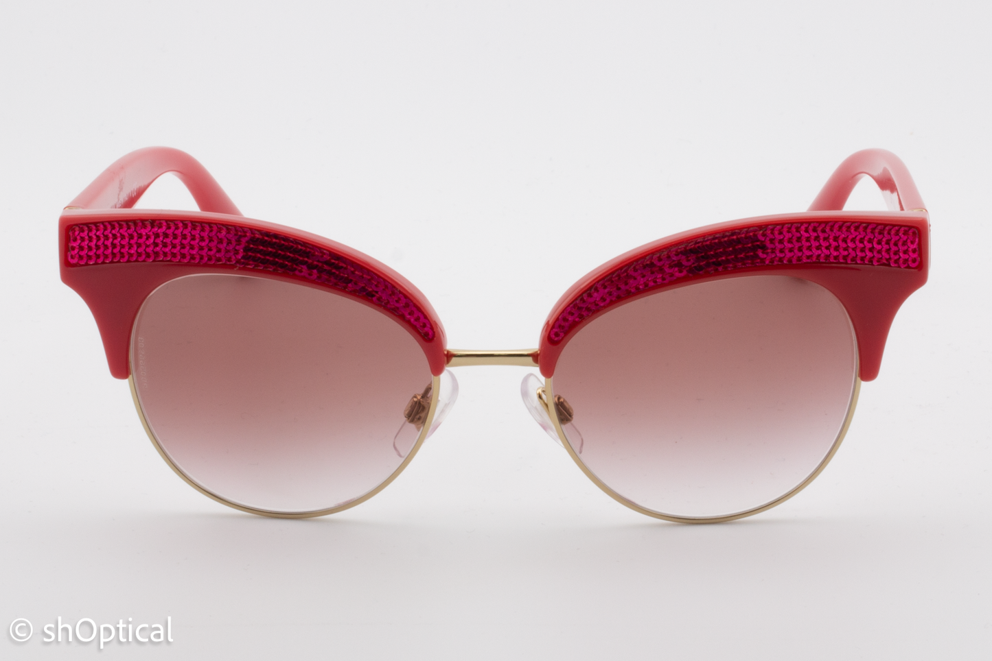 Dolce & Gabbana DG6109 3097/8D Womens Full Rim Sunglasses Red/Pink 50mm