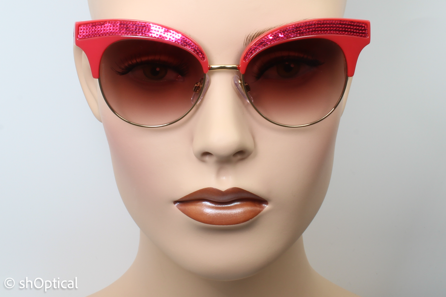 Dolce & Gabbana DG6109 3097/8D Womens Full Rim Sunglasses Red/Pink 50mm