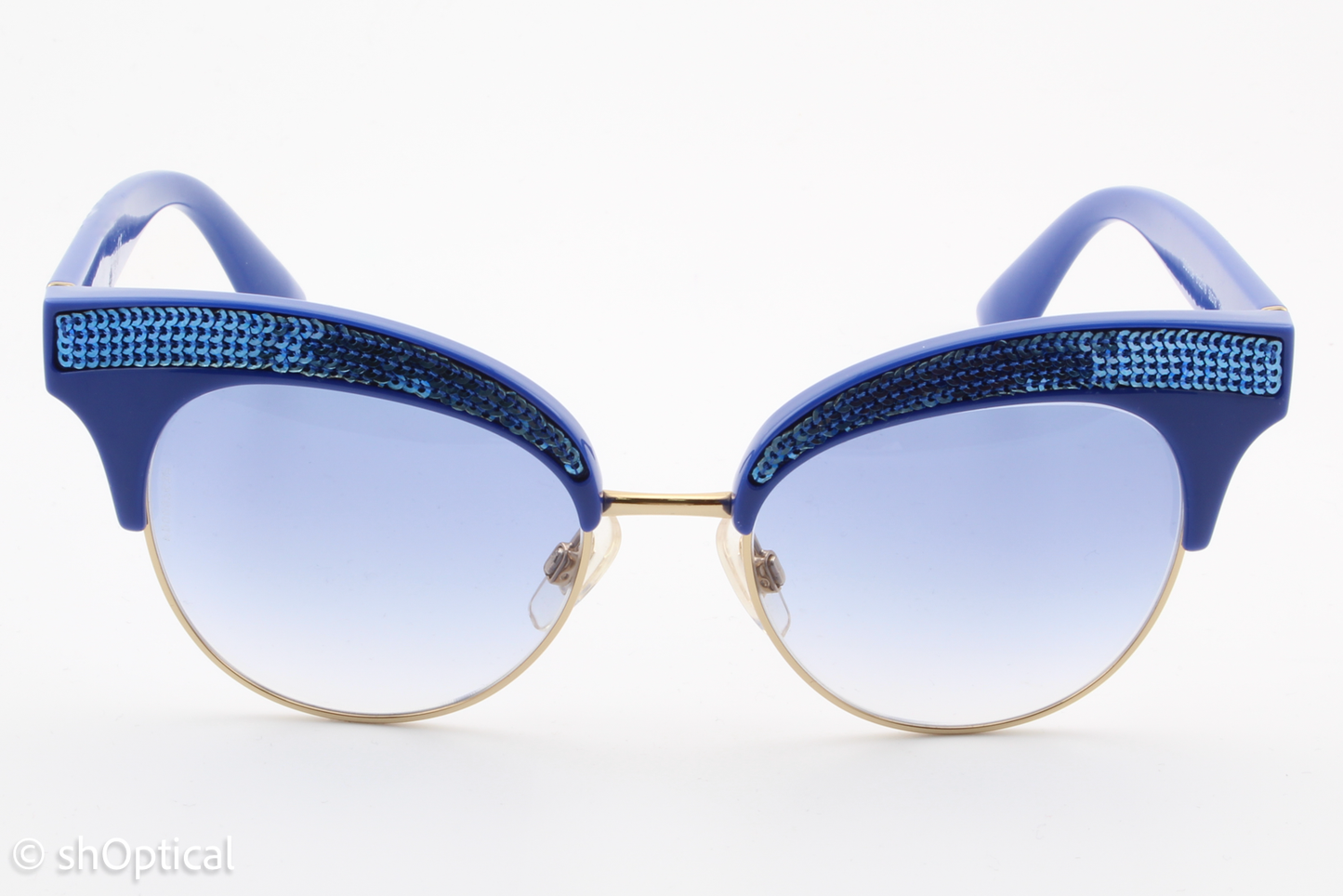 Dolce & Gabbana DG6109 3122/19 Womens Full Rim Sunglasses Blue 50mm