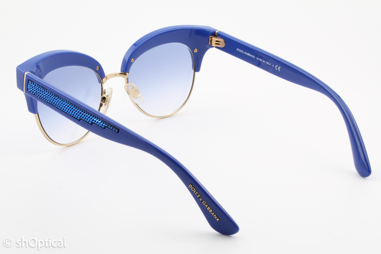 Dolce & Gabbana DG6109 3122/19 Womens Full Rim Sunglasses Blue 50mm