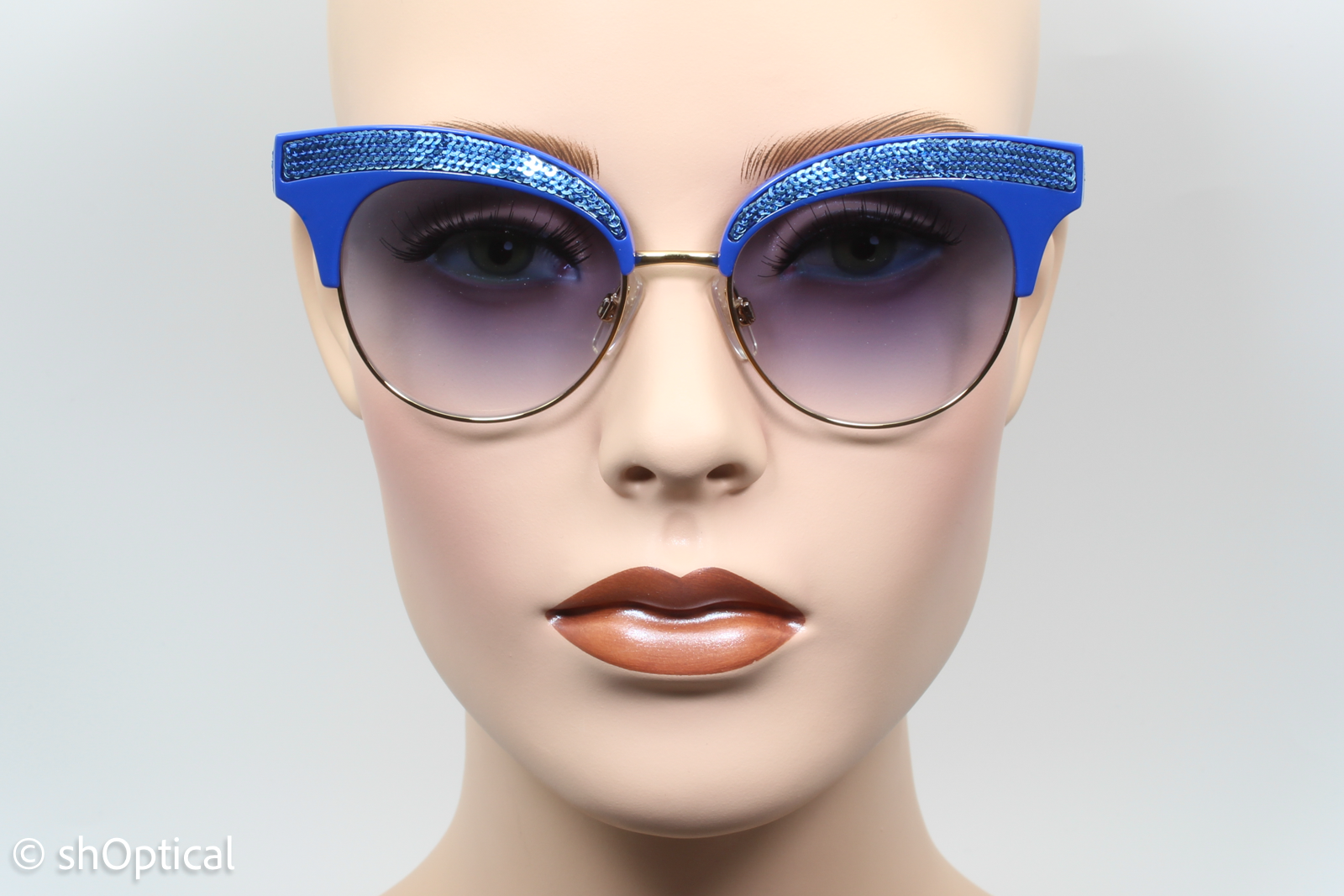 Dolce & Gabbana DG6109 3122/19 Womens Full Rim Sunglasses Blue 50mm