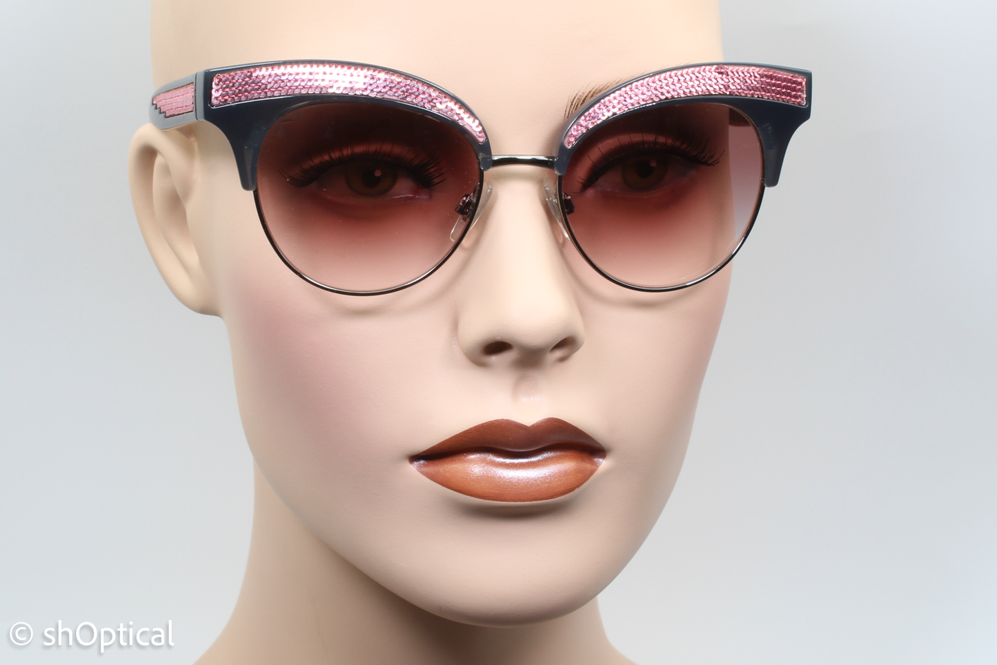 Dolce & Gabbana DG6109 3123/8D Womens Full Rim Sunglasses Black/Pink 50mm