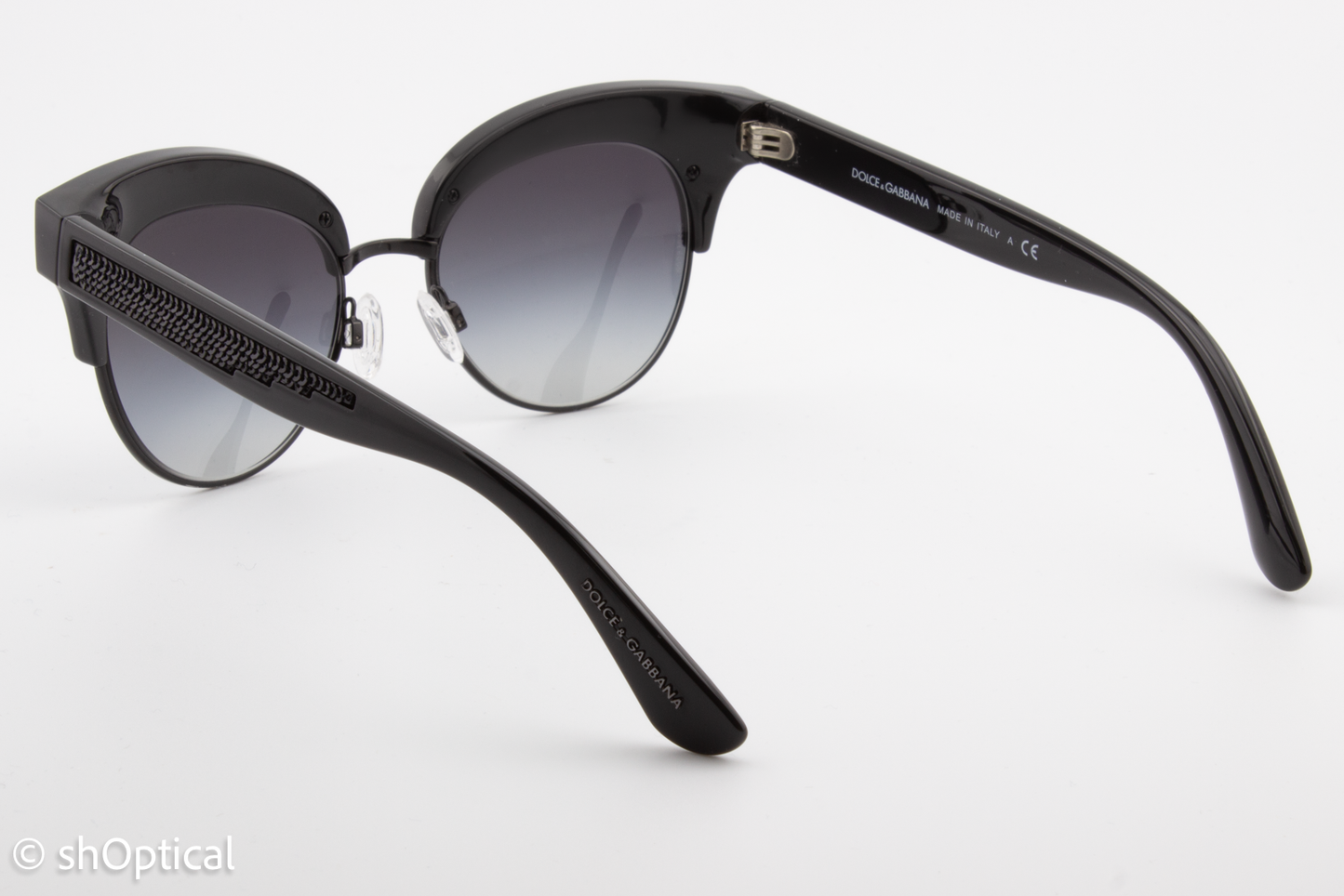 Dolce & Gabbana DG6109 501/8G Womens Full Rim Sunglasses Black 50mm