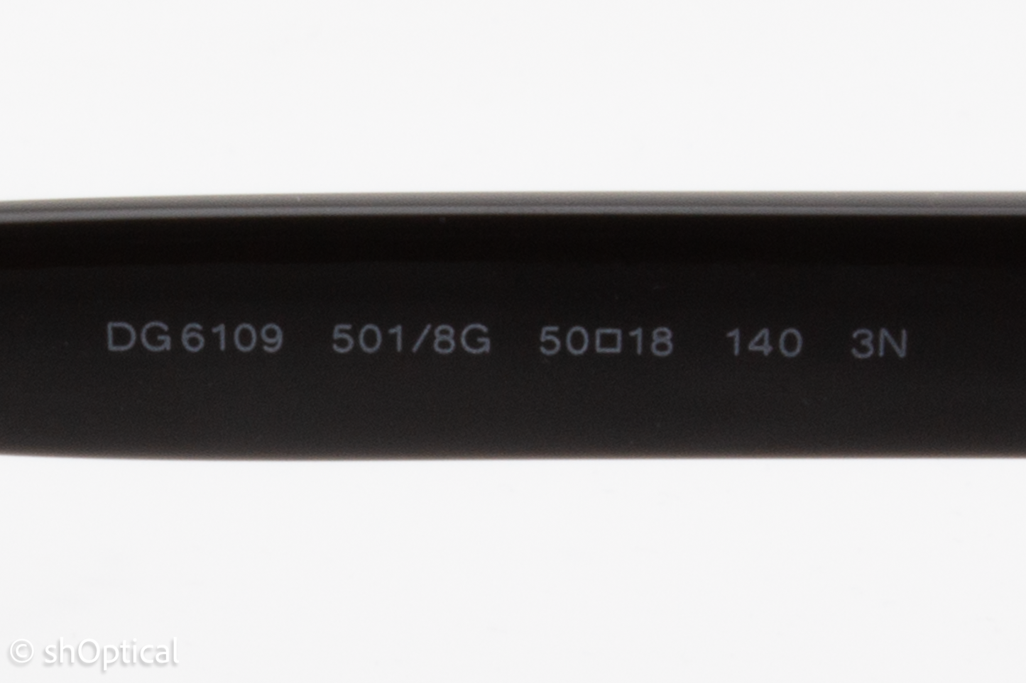 Dolce & Gabbana DG6109 501/8G Womens Full Rim Sunglasses Black 50mm