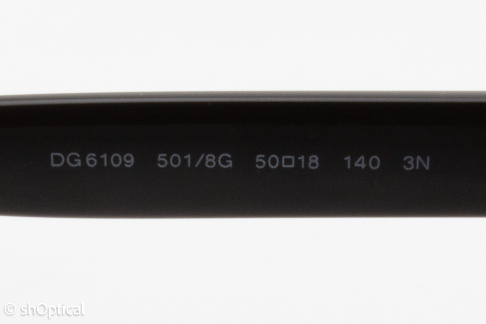 Dolce & Gabbana DG6109 501/8G Womens Full Rim Sunglasses Black 50mm