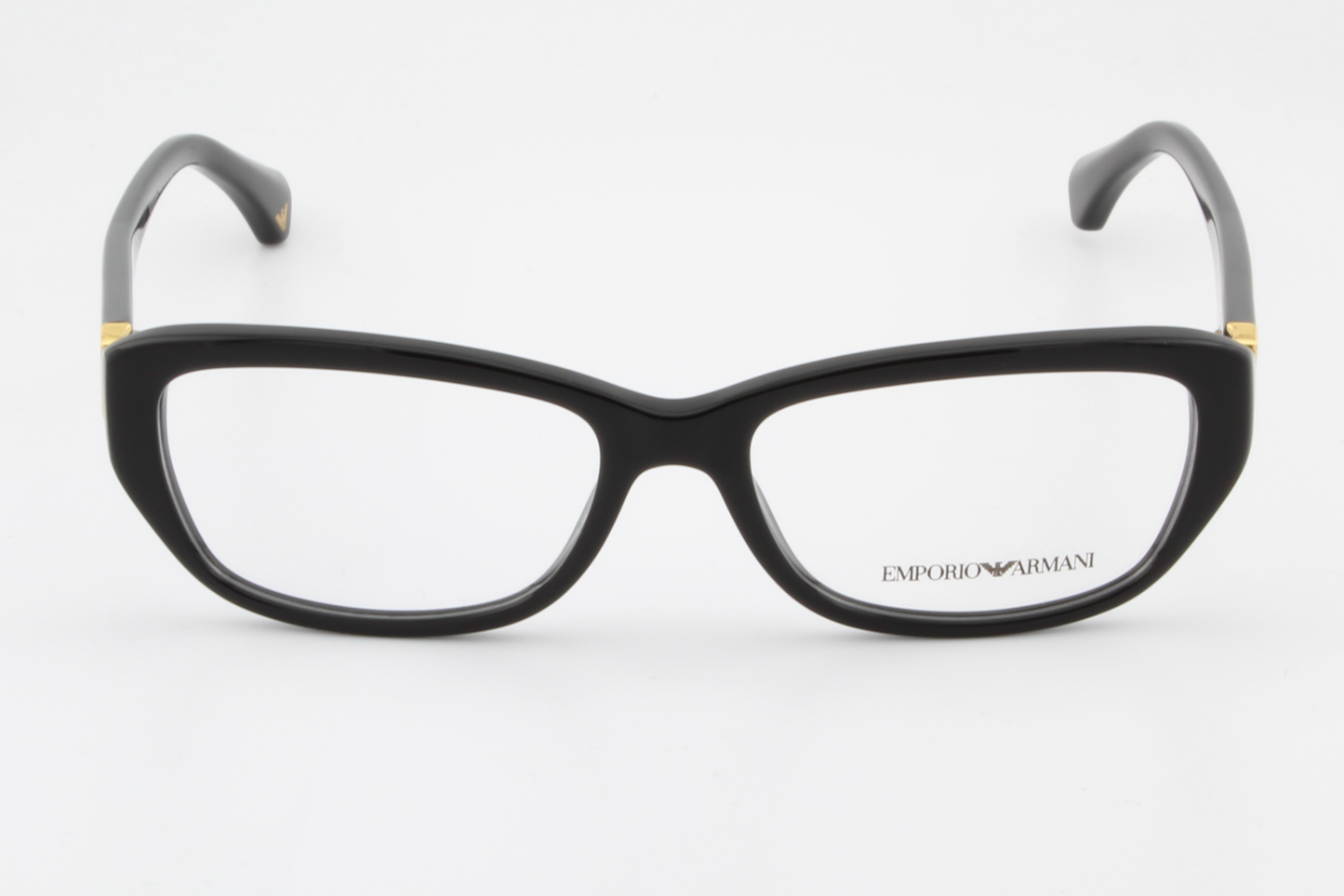 Emporio Armani EA3041  Female Rectangular Glasses Frame Black 53mm
