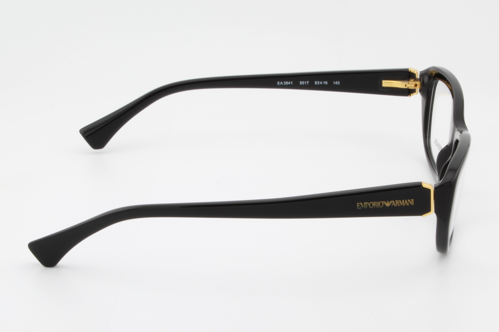 Emporio Armani EA3041  Female Rectangular Glasses Frame Black 53mm