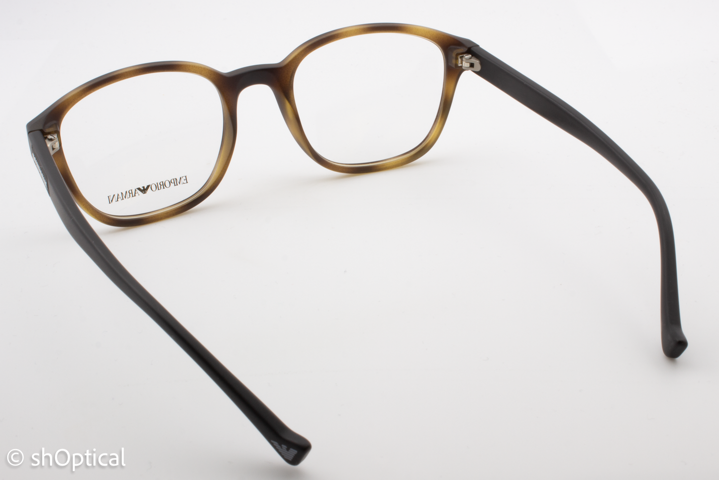 Emporio Armani EA3158  Male Square Glasses Frame Matte Havana 52mm