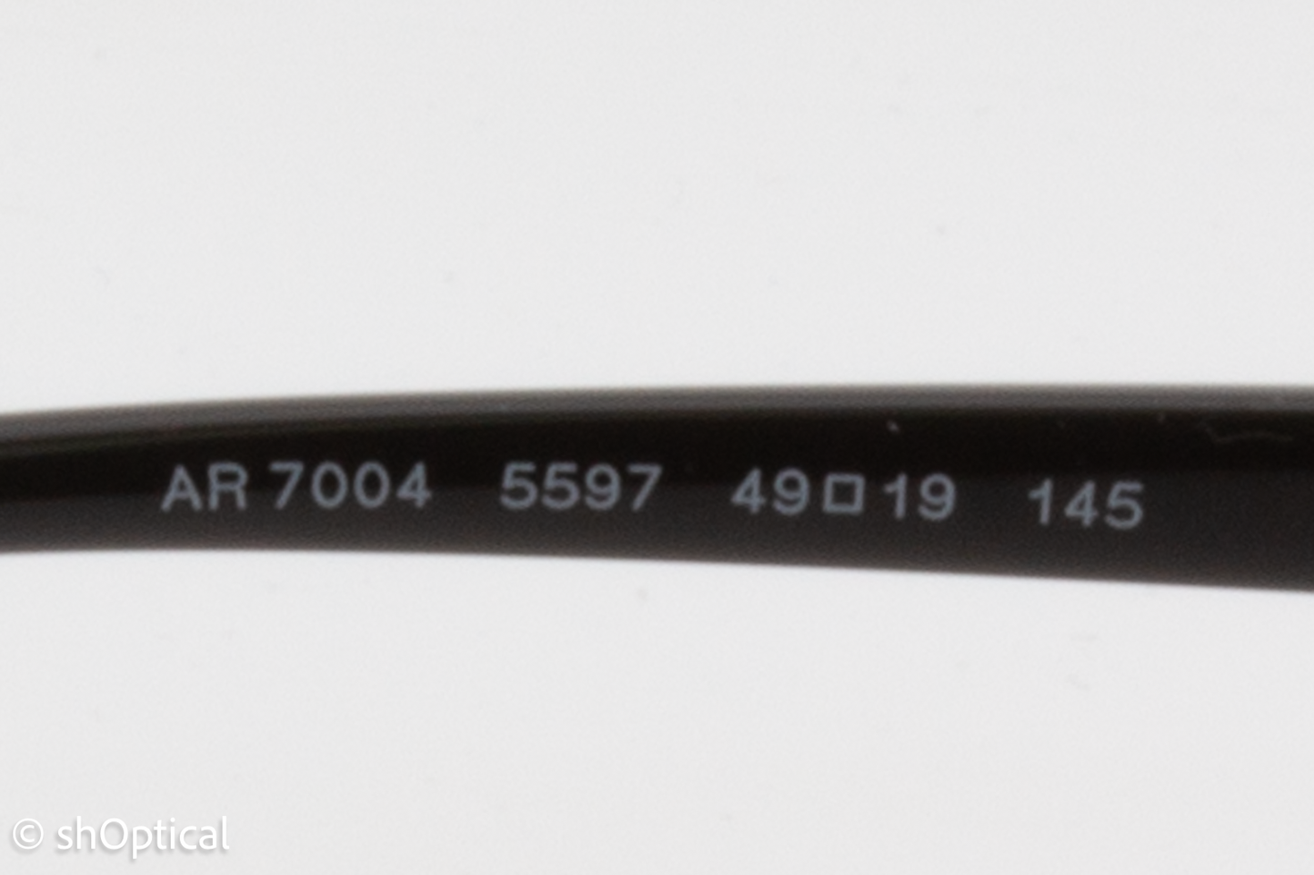 Giorgio Armani AR7004  Unisex Round Glasses Frame Striped Light Brown 49mm