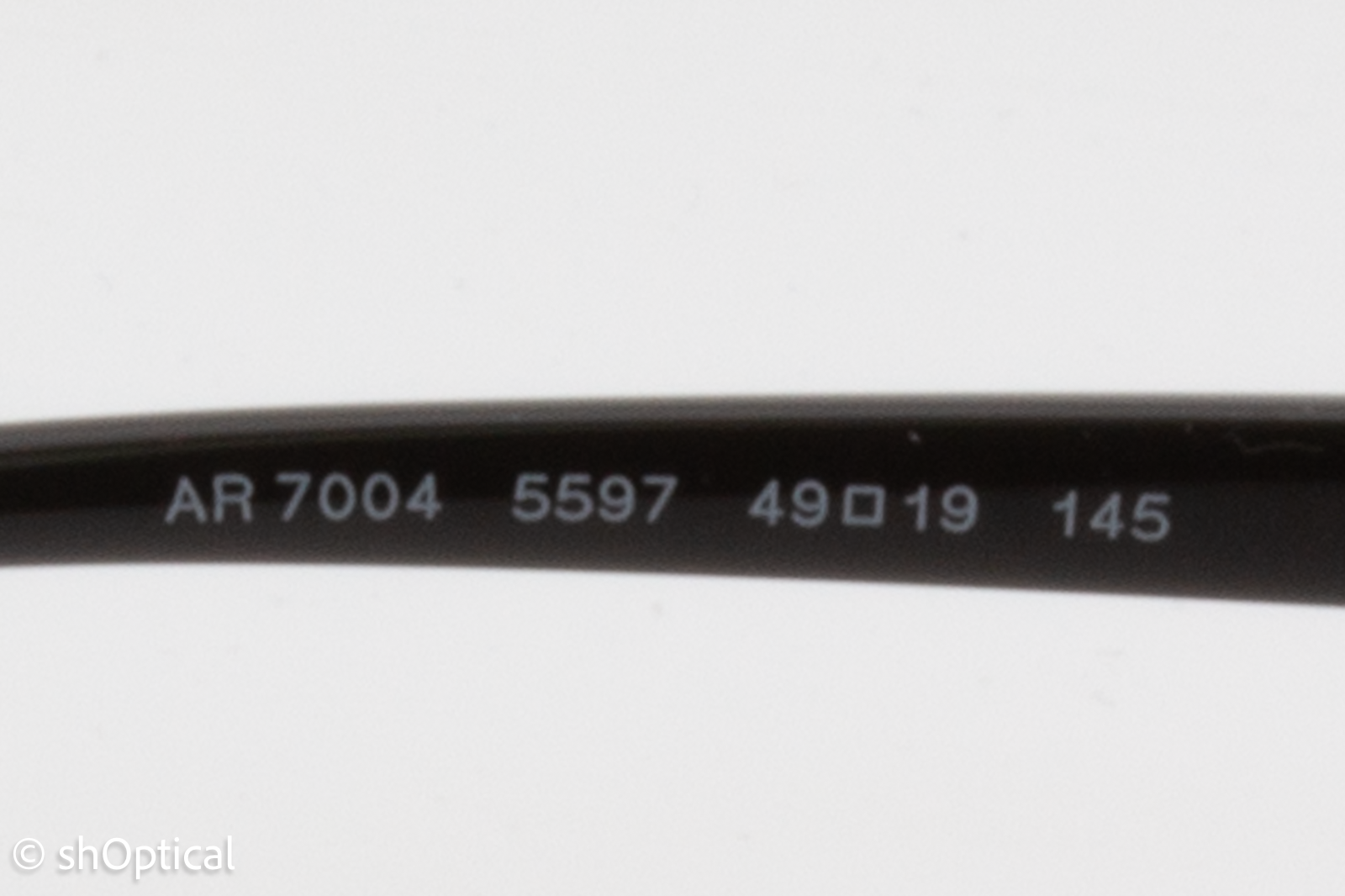 Giorgio Armani AR7004  Unisex Round Glasses Frame Striped Light Brown 49mm