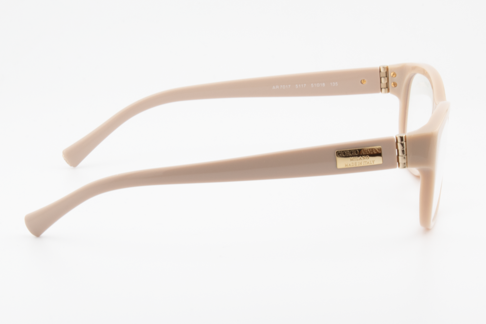 Giorgio Armani AR7017  Female Rectangular Glasses Frame Beige 51mm