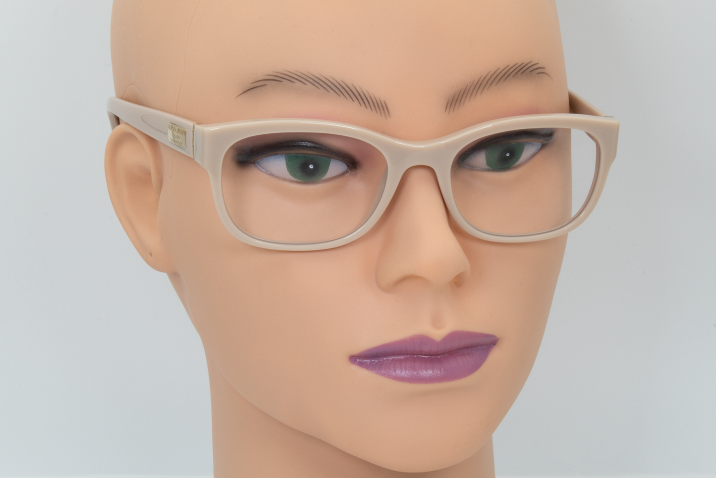 Giorgio Armani AR7017  Female Rectangular Glasses Frame Beige 51mm